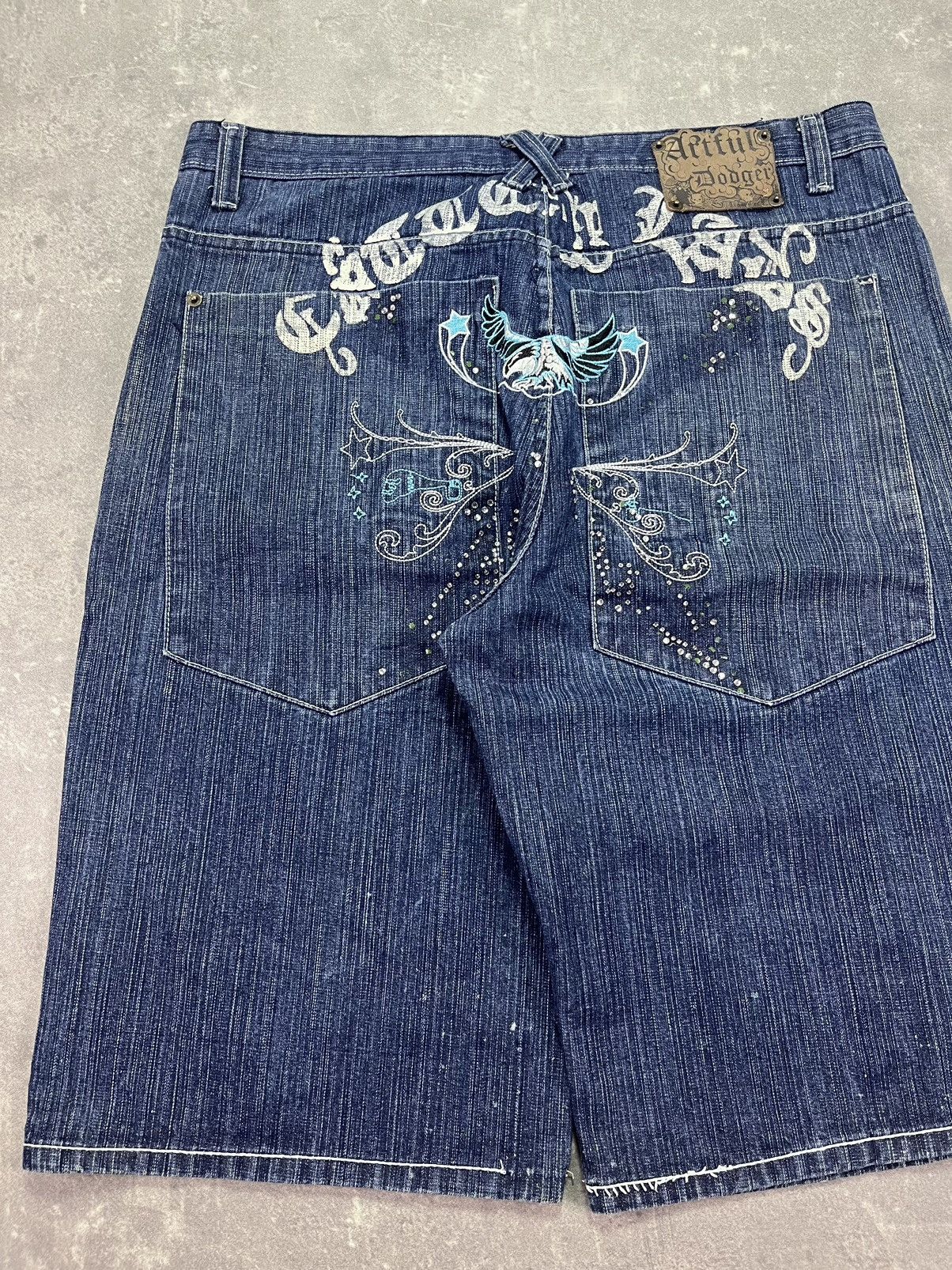 Artful Dodger Artful Dodger Paint Splattered Big Pockets Baggy Jorts Short Size US 36 / EU 52 - 10 Thumbnail