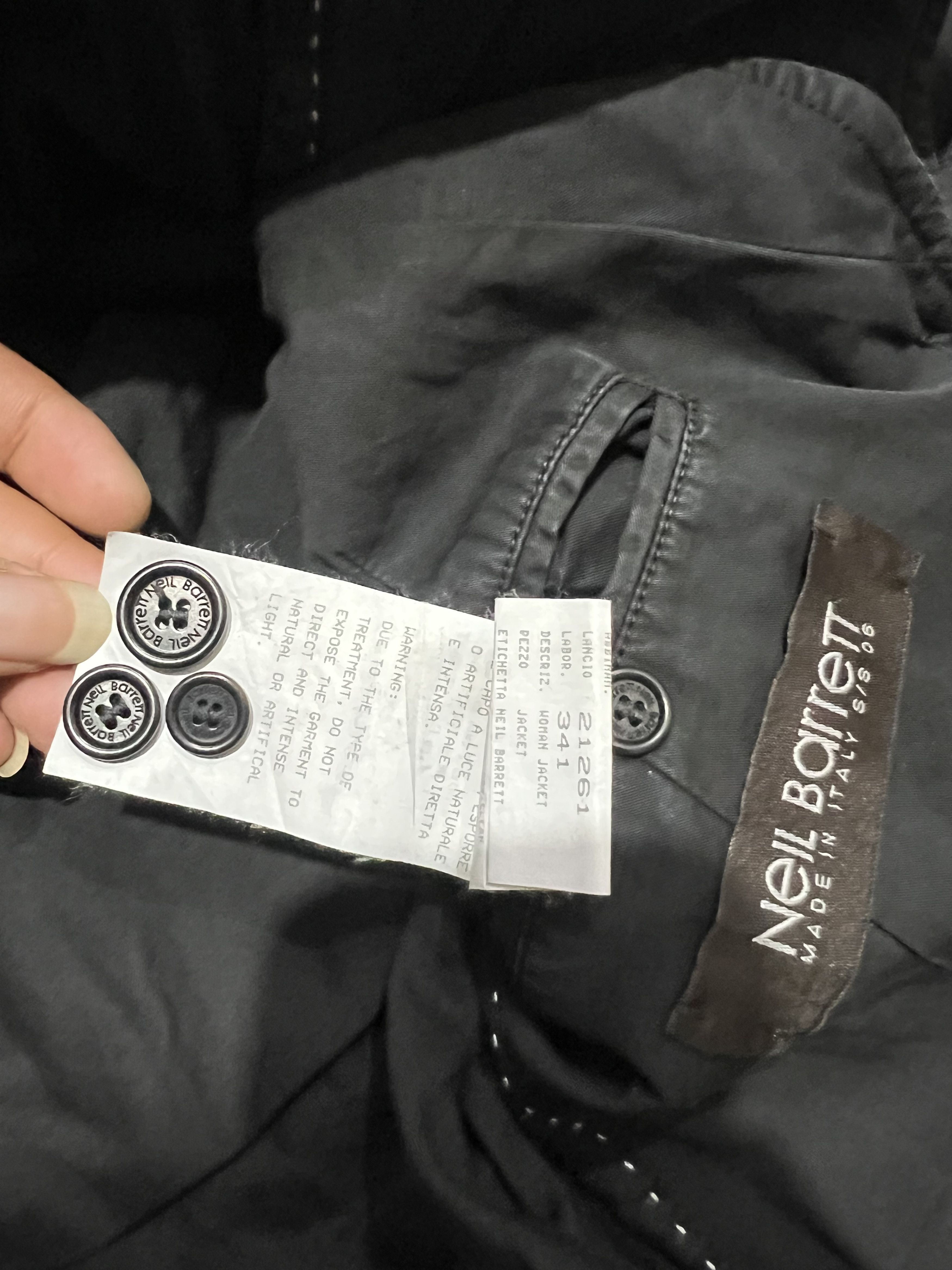 Neil Barrett 2000s Neil Barrett Outter Cropped Button Jacket y2k ifsix Size US XS / EU 42 / 0 - 8 Thumbnail