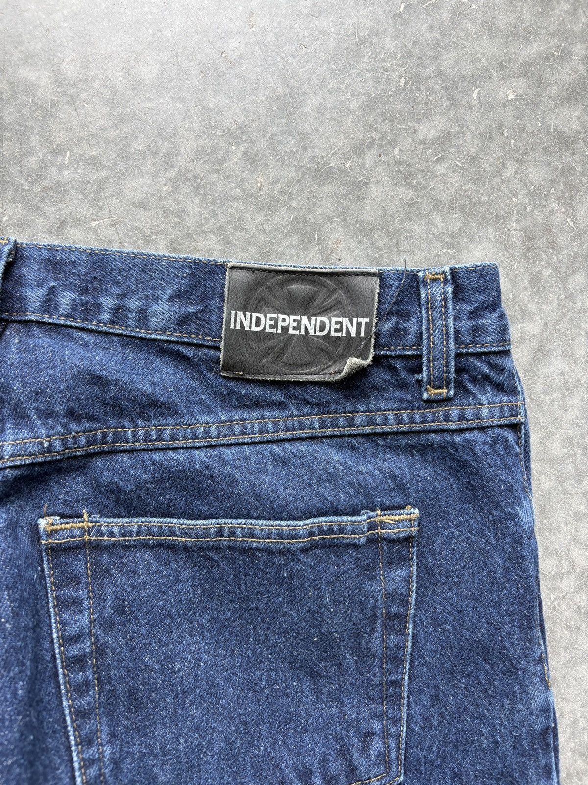 Independent Truck Co. Vintage Y2K Independent Baggy Jeans Skater Style Size US 36 / EU 52 - 8 Thumbnail