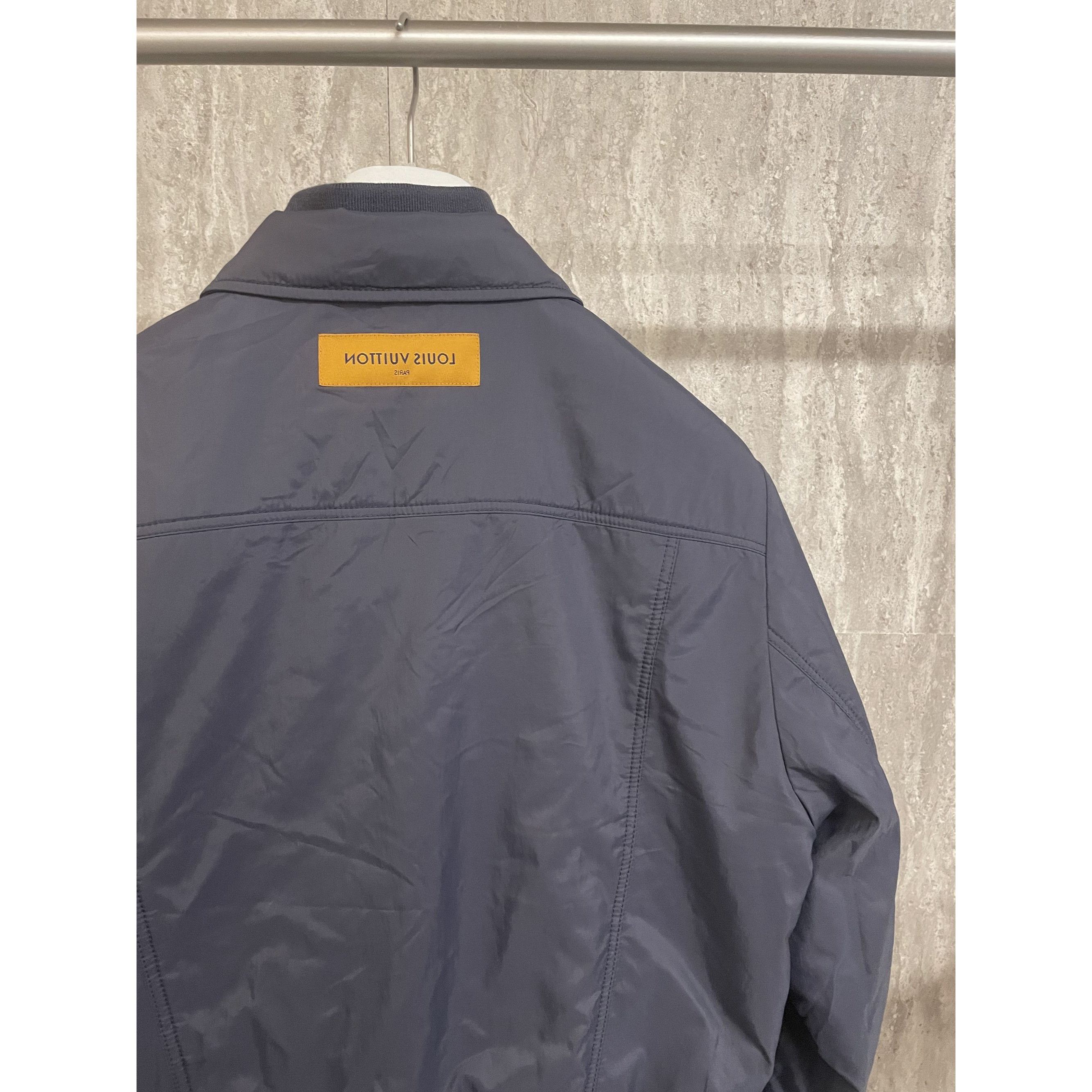 Louis Vuitton Louis Vuitton Mens Navy Quilted Jacket Size 52 Size US L / EU 52-54 / 3 - 4 Thumbnail