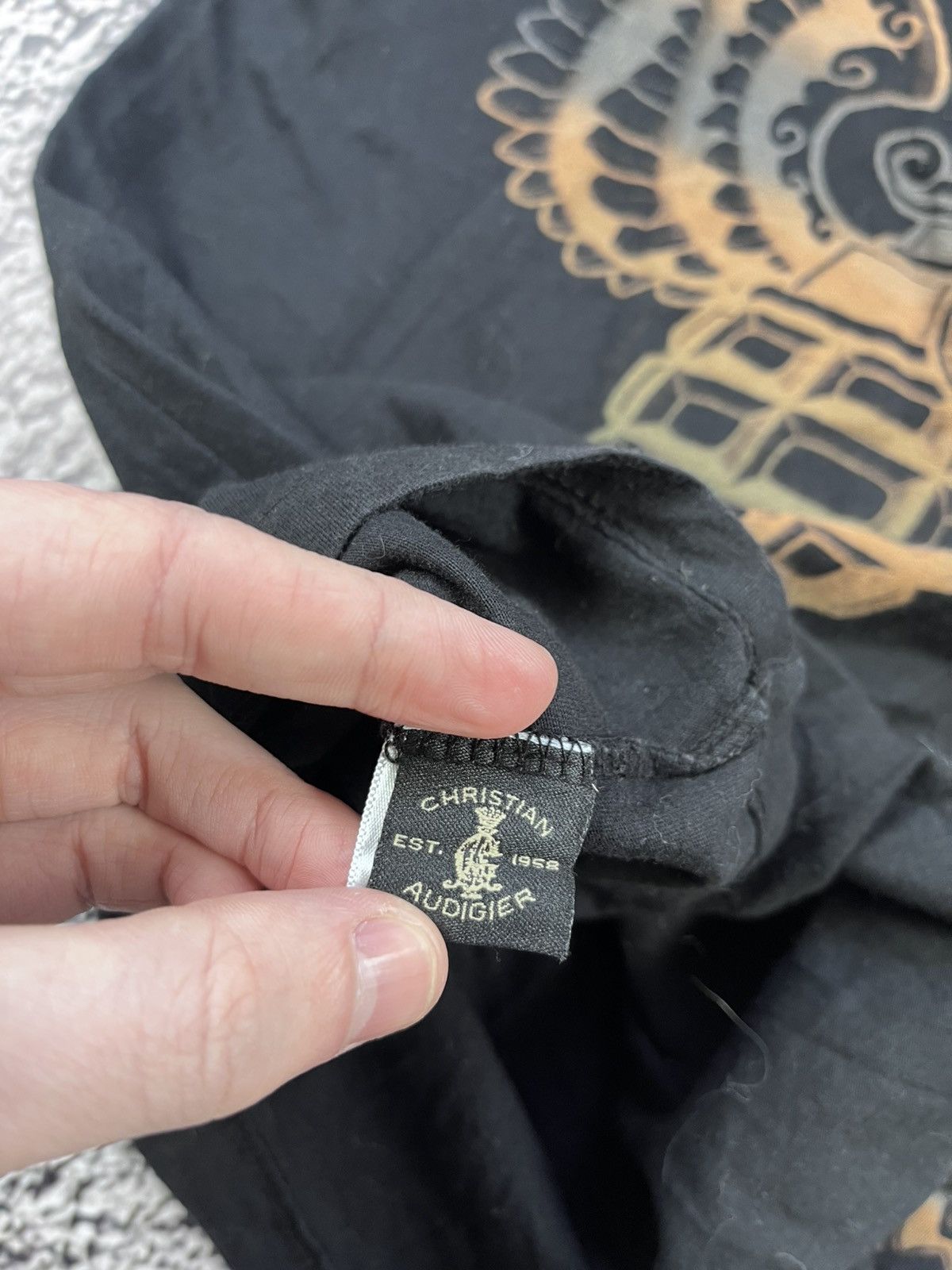Christian Audigier Vintage Y2K Christian Audigier Los Angeles t-shirt size S Size US S / EU 44-46 / 1 - 6 Thumbnail