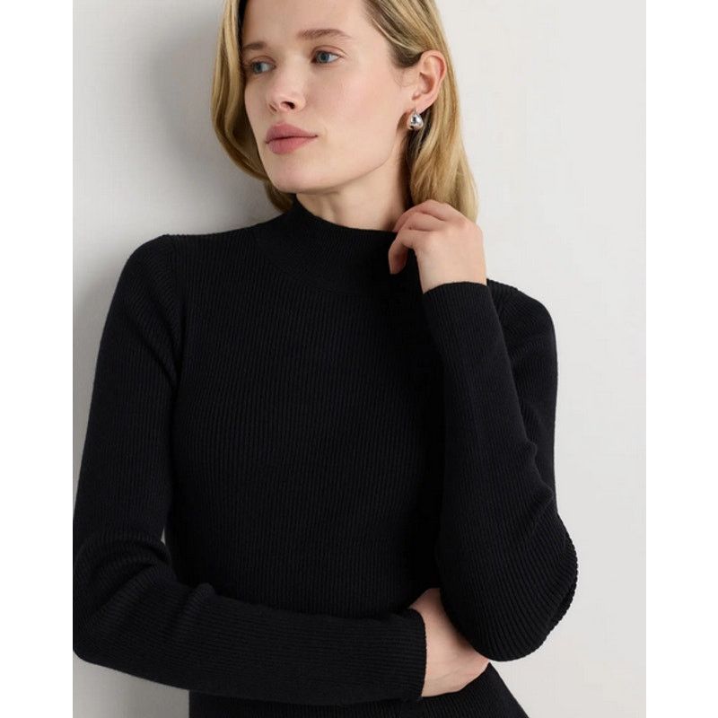 Quince Quince Cashmere Turtleneck Sweater Dress Black S NWT Size S / US 4 / IT 40 - 4 Thumbnail