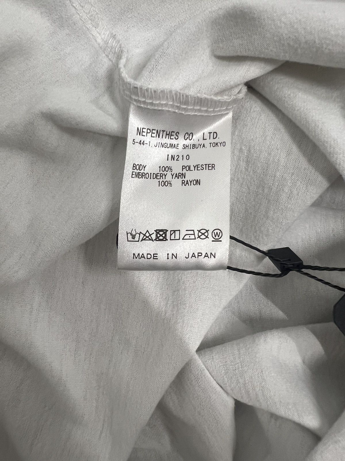 Needles Needles Butterfly White Blank Short Sleeve Size US M / EU 48-50 / 2 - 4 Thumbnail