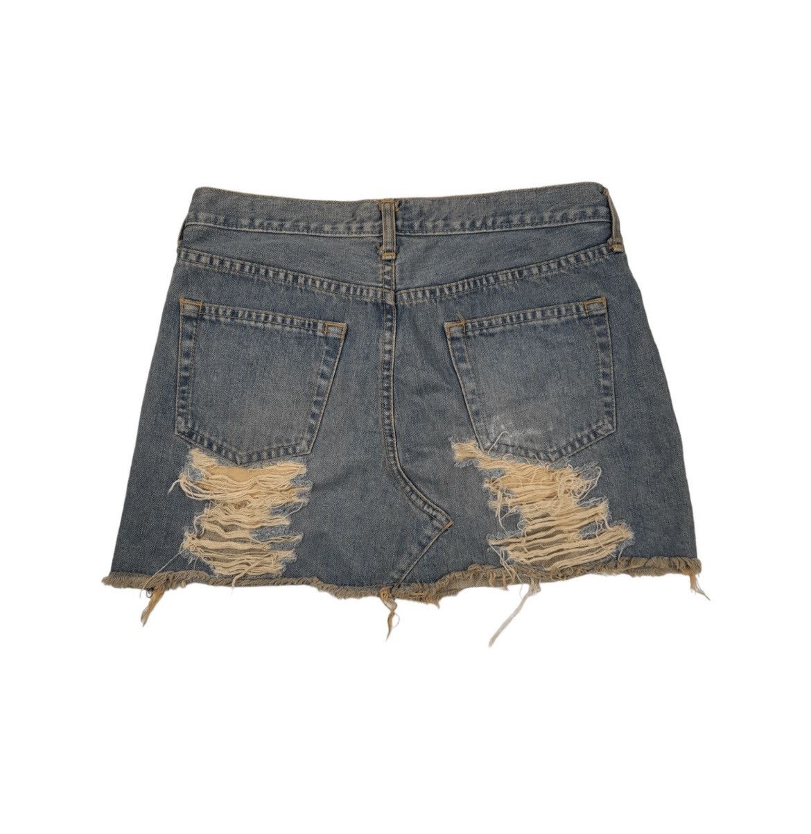 Japanese Brand × Junya Watanabe Junya Watanabe mini denim skirt Size 28" / US 6 / IT 42 - 2 Thumbnail
