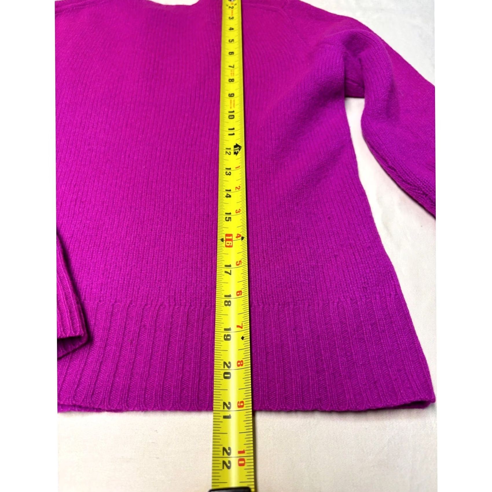 Polo Ralph Lauren Polo Ralph Lauren Sweater Womens S Pink Magenta Wool Cashmere Crewneck Size S / US 4 / IT 40 - 5 Thumbnail