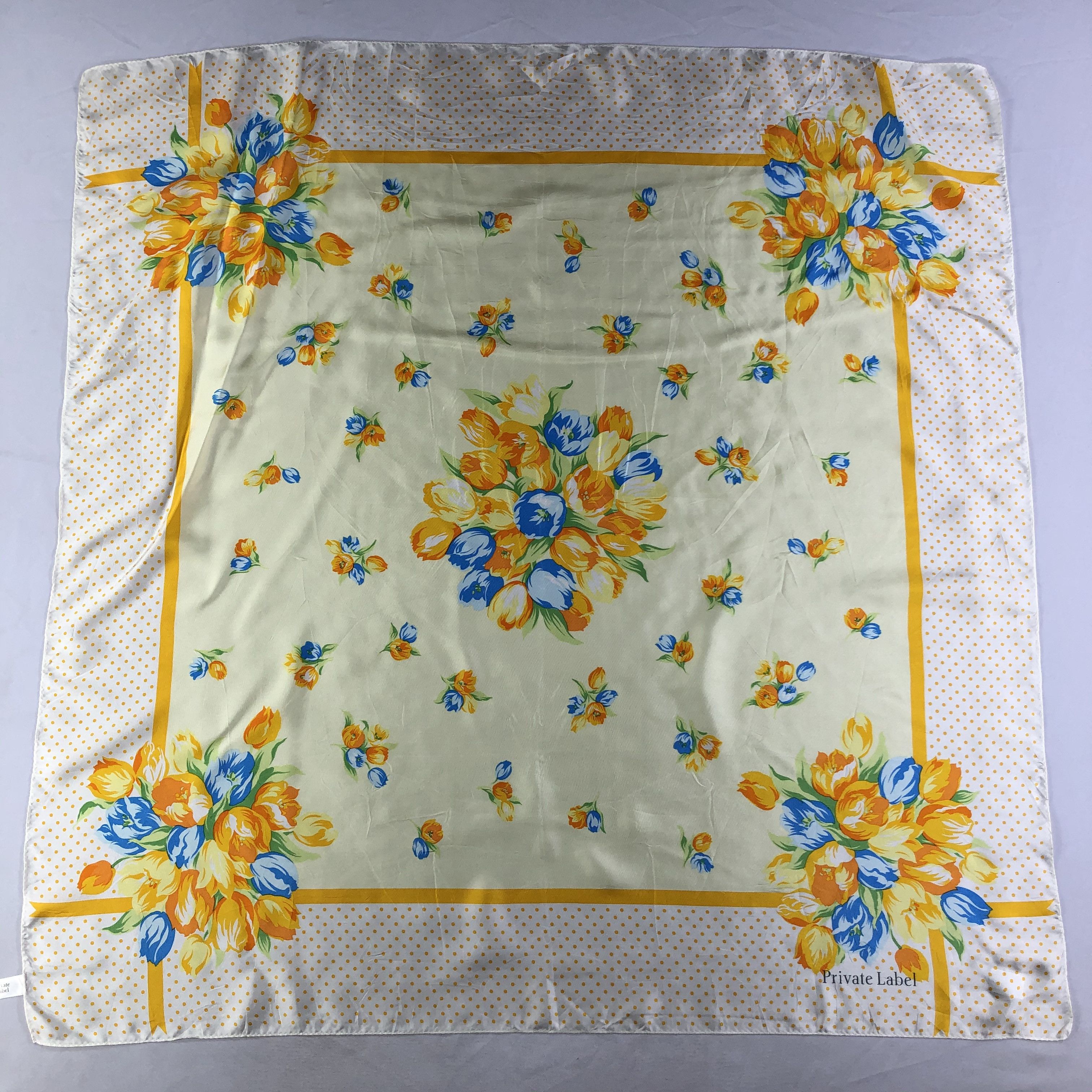 Vintage Vintage Private Label Silk Scarf Size ONE SIZE - 2 Thumbnail