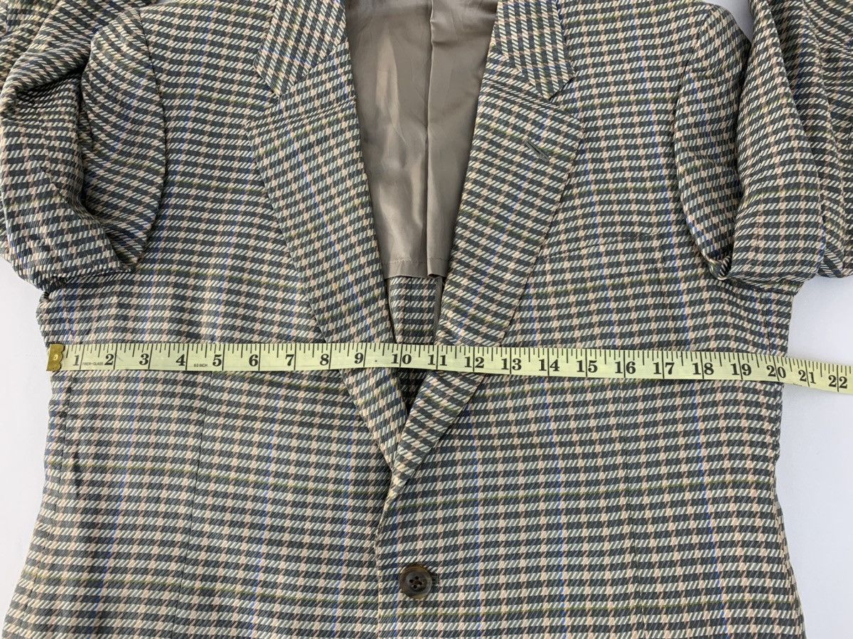 Burberry 90s Burberrys Prestige Collection Pure Silk Checked Coat Size US M / EU 48-50 / 2 - 9 Thumbnail