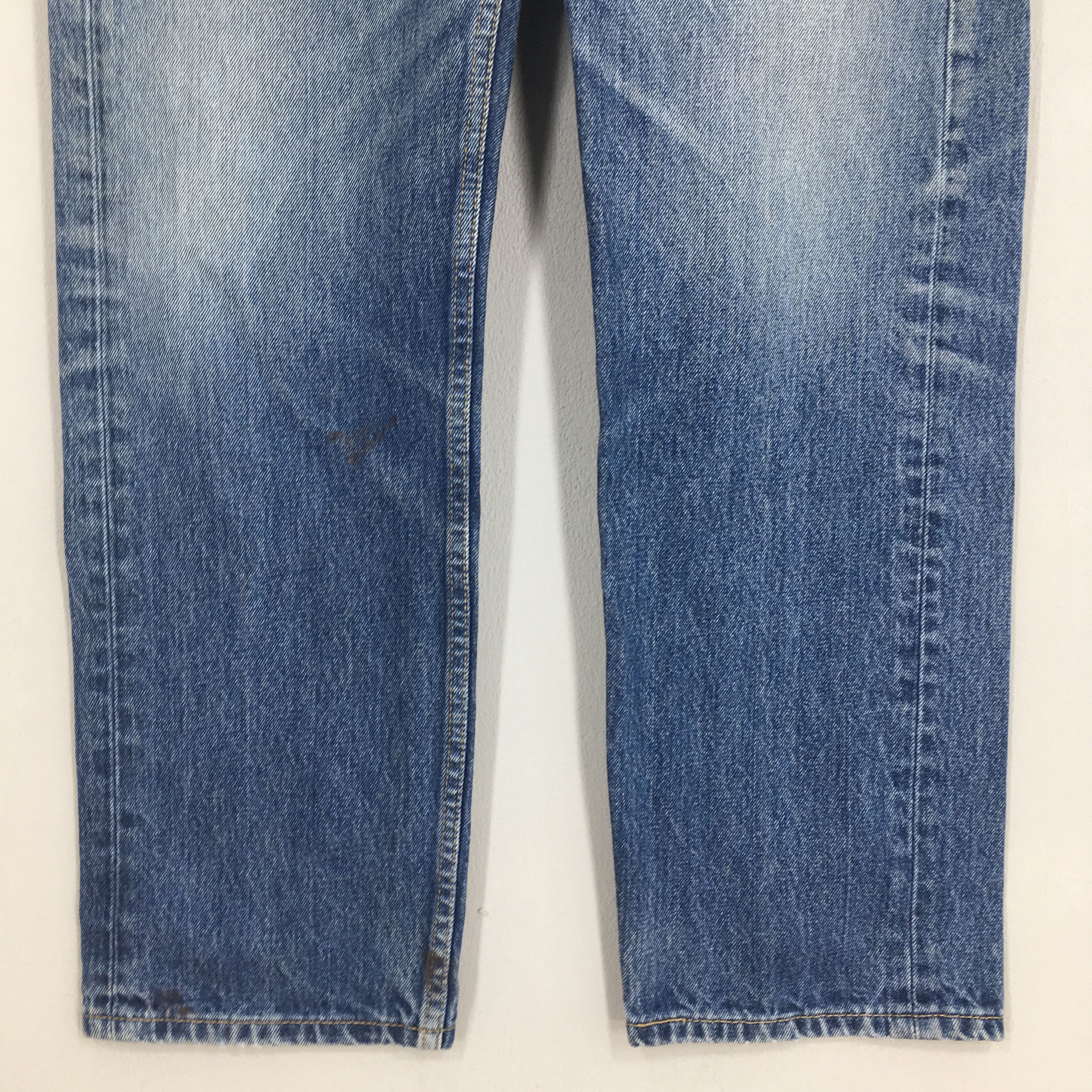 Levi's Size 36x30 Vintage Levi's 505 Regular Fit Wash Jeans S1948 Size US 36 / EU 52 - 4 Thumbnail