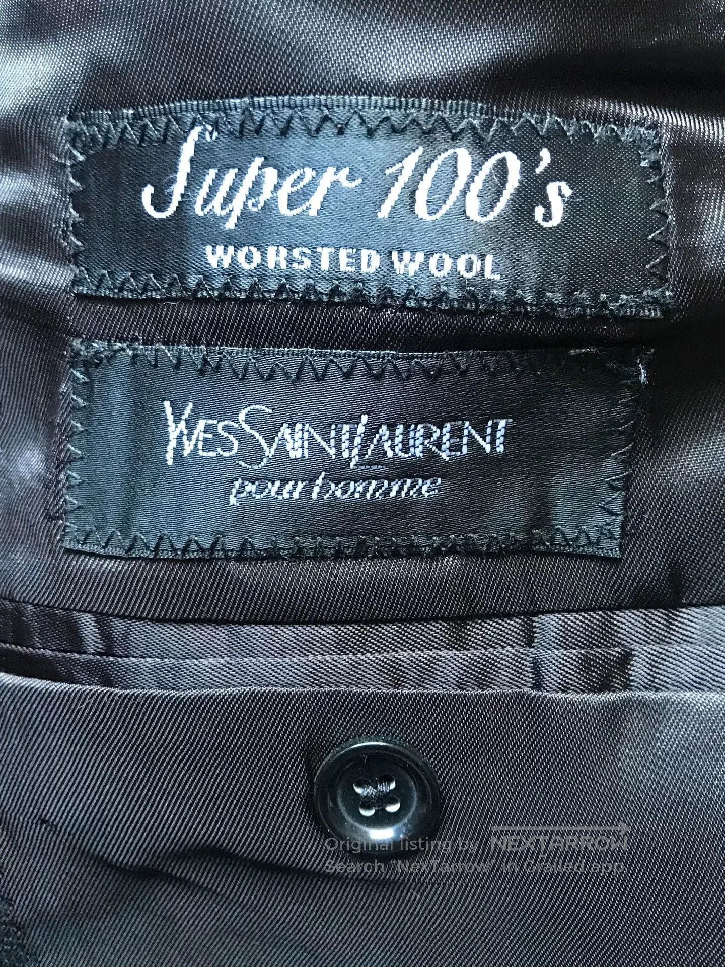 Saint Laurent Paris Yves Saint Laurent Italian Made Suit. Size US M / EU 48-50 / 2 - 5 Thumbnail