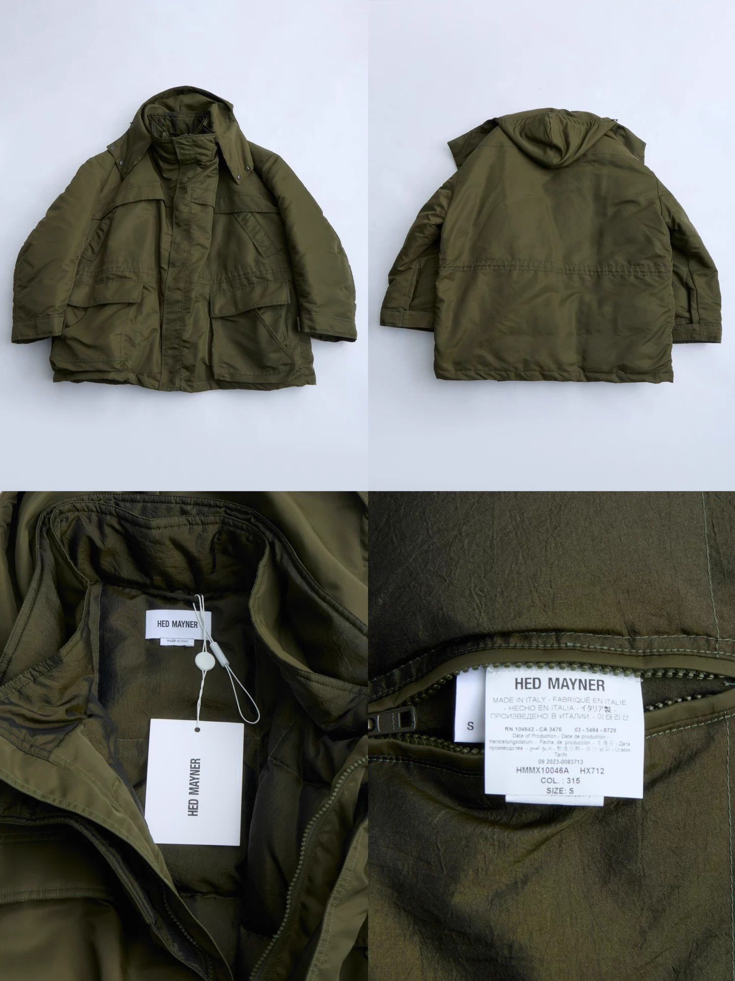 Hed Mayner HED MAYNER 23FW Oversized Military Down Parka S Size US S / EU 44-46 / 1 - 9 Thumbnail