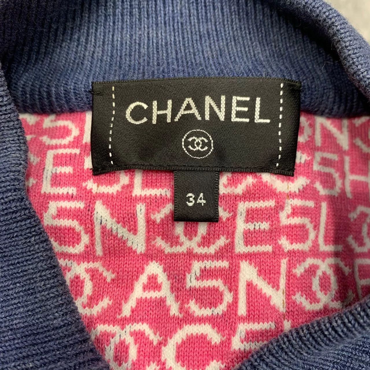 Chanel Chanel Crystal Button Denim-Cotton Puffer Women's 95 New Size XS / US 0-2 / IT 36-38 - 4 Thumbnail