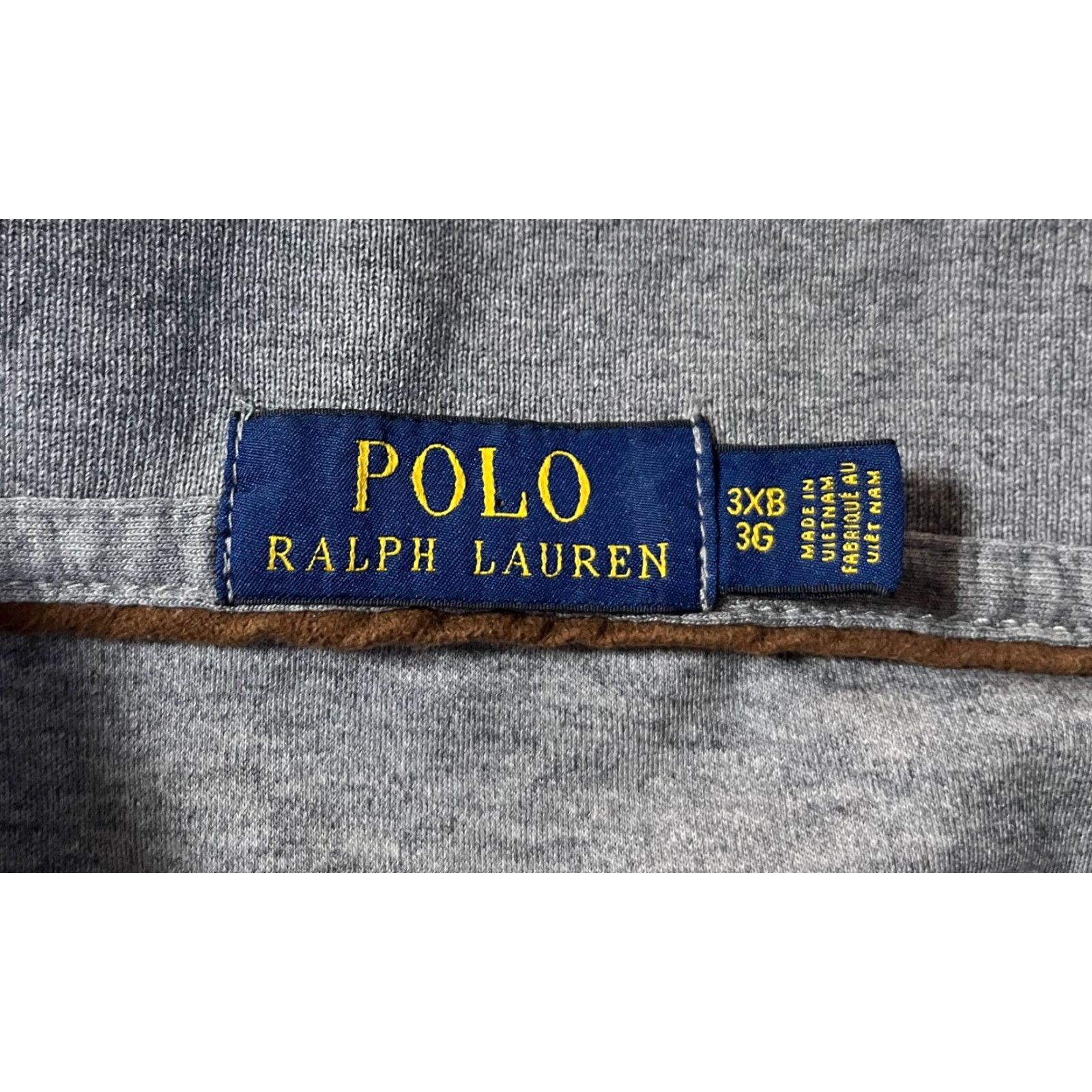 Polo Ralph Lauren Polo Ralph Lauren Shirt Men's Long Sleeve Polo Gray 3XB Big & Tall Classic Embroidered Logo, Button-Front, Cotton, Pre-owned Size US XXL / EU 58 / 5 - 7 Thumbnail