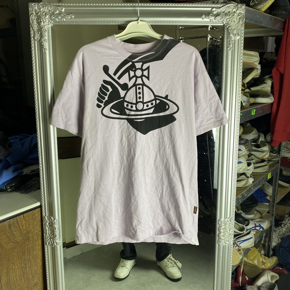 Vivienne Westwood Tシャツ　archive Vivienne Westwood Rare Vivienne Westwood Mesh Top Archive Punk