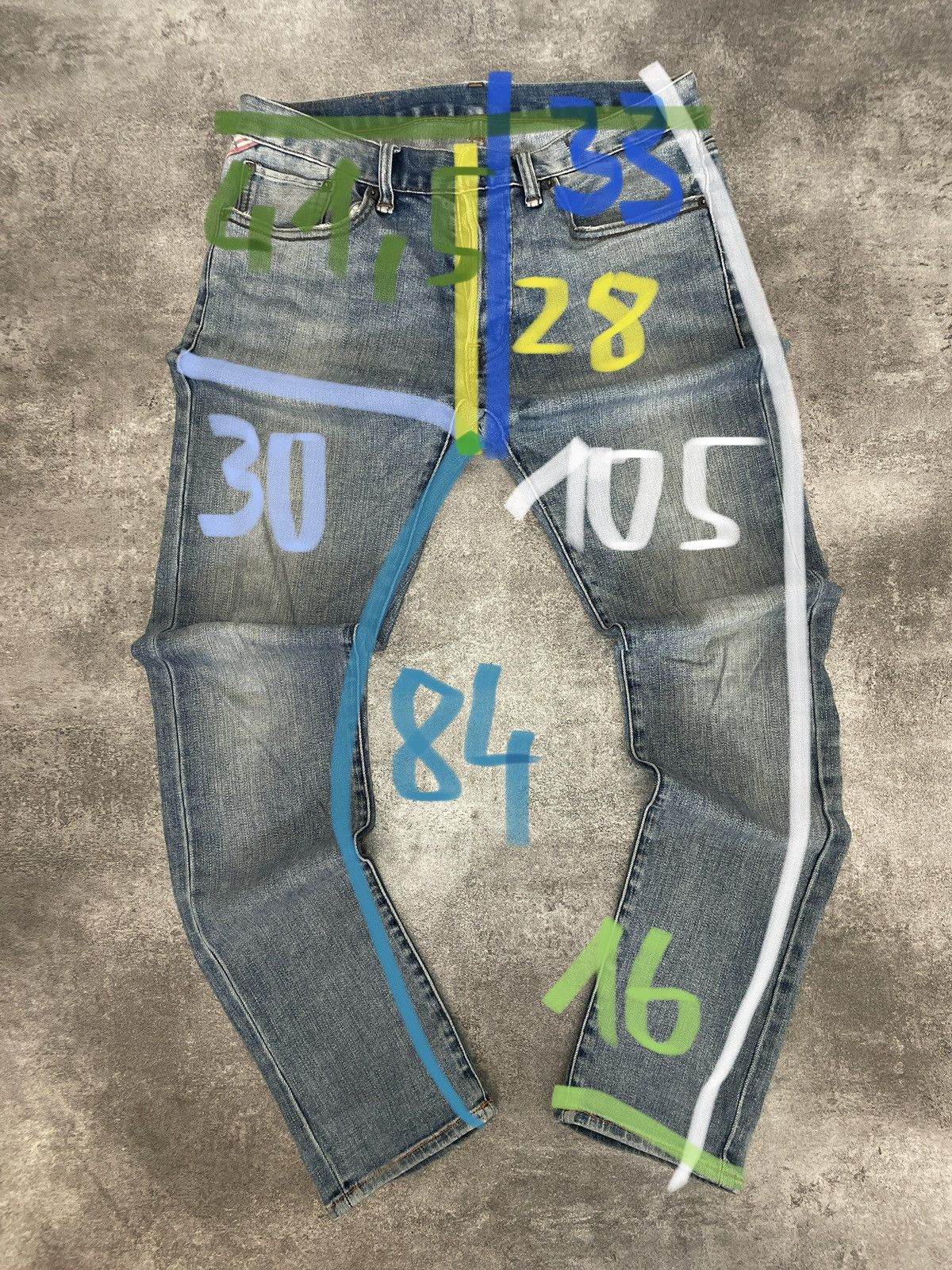 Ralph Lauren 🔥RARE🔥Luxury Ralph Lauren Denim Pants Hype Streetwear Size 32" / US 10 / IT 46 - 24 Thumbnail