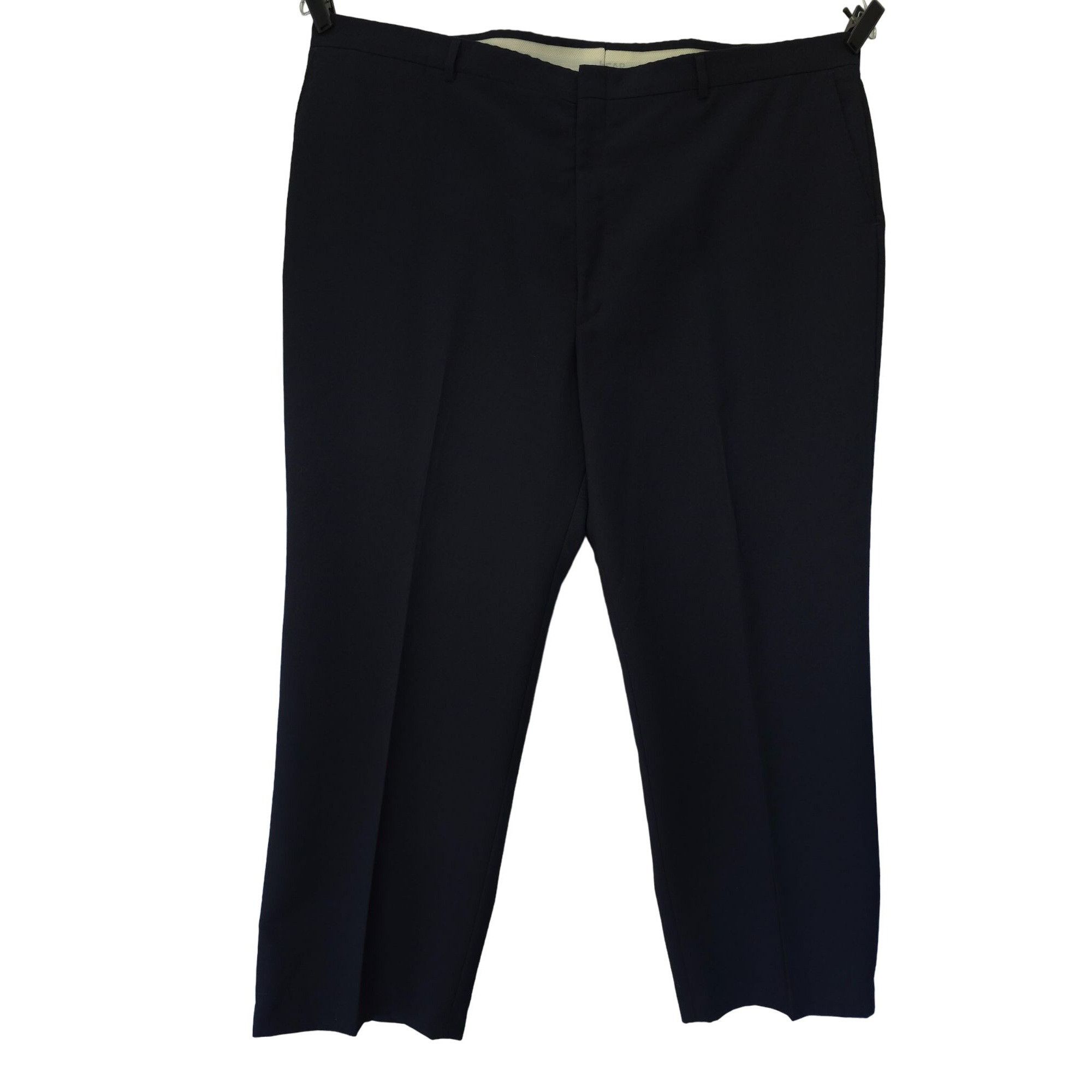 Haggar Haggar Mens Wool Dress pants 46X30 Classic Fit Black Size US 44 / EU 60 - 1 Thumbnail