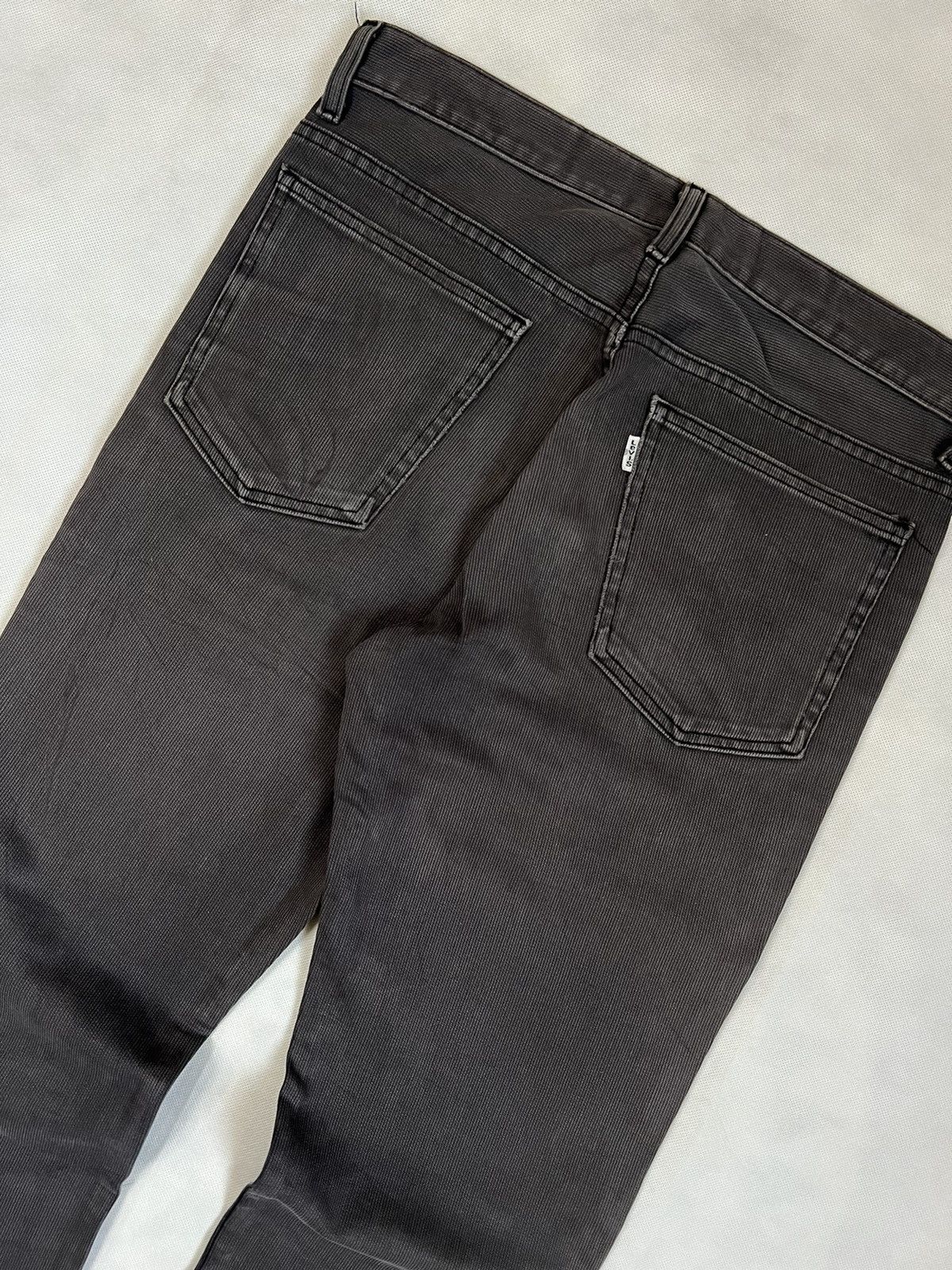 Levi's Vintage Clothing Vintage 90's Levis Ash Grey Hickory Stripe Denim Size US 32 / EU 48 - 5 Thumbnail