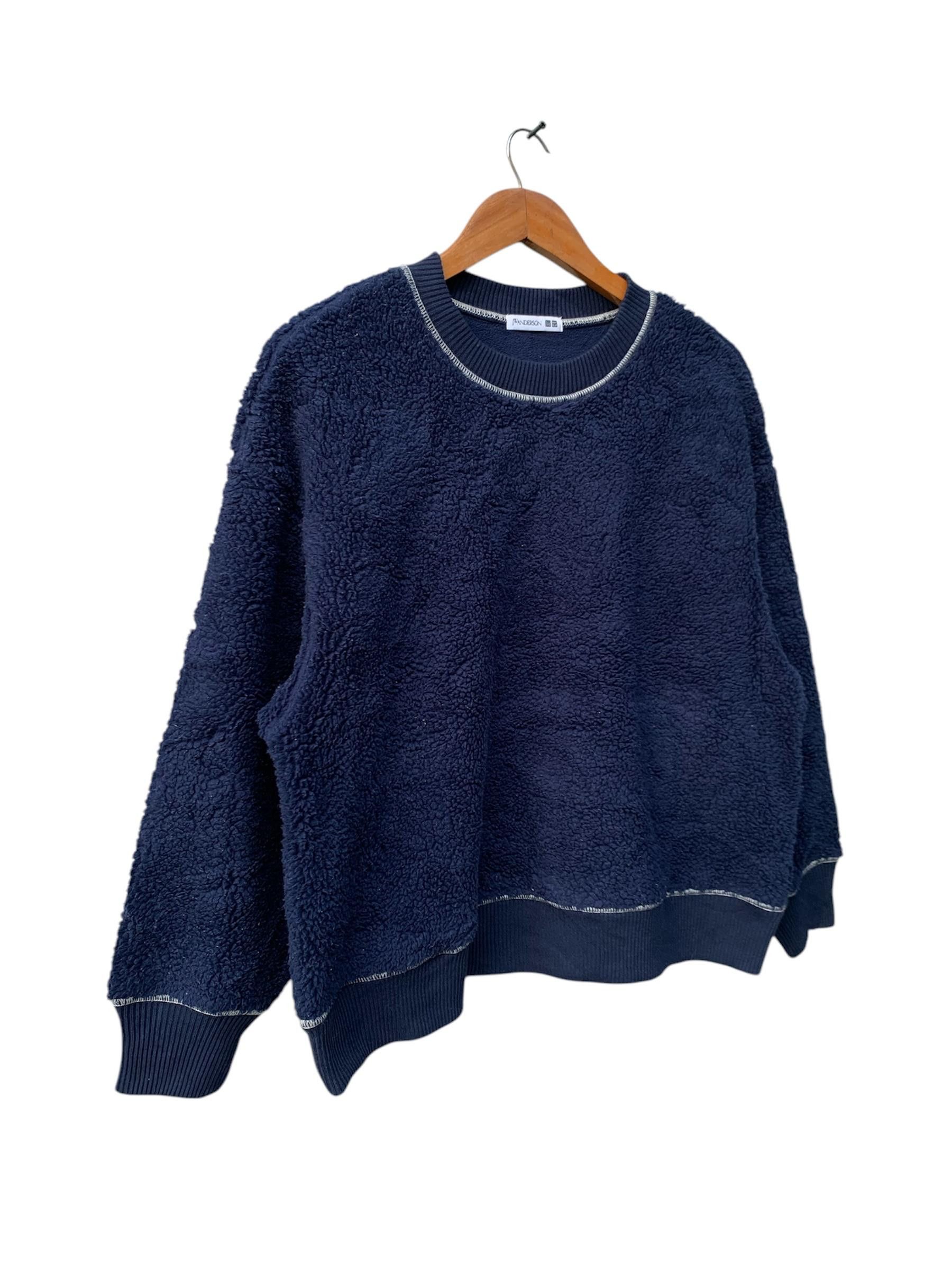 JW Anderson × Uniqlo JW ANDERSON Crop Top Fleece Sherpa Pullover Jumper Size US M / EU 48-50 / 2 - 3 Thumbnail