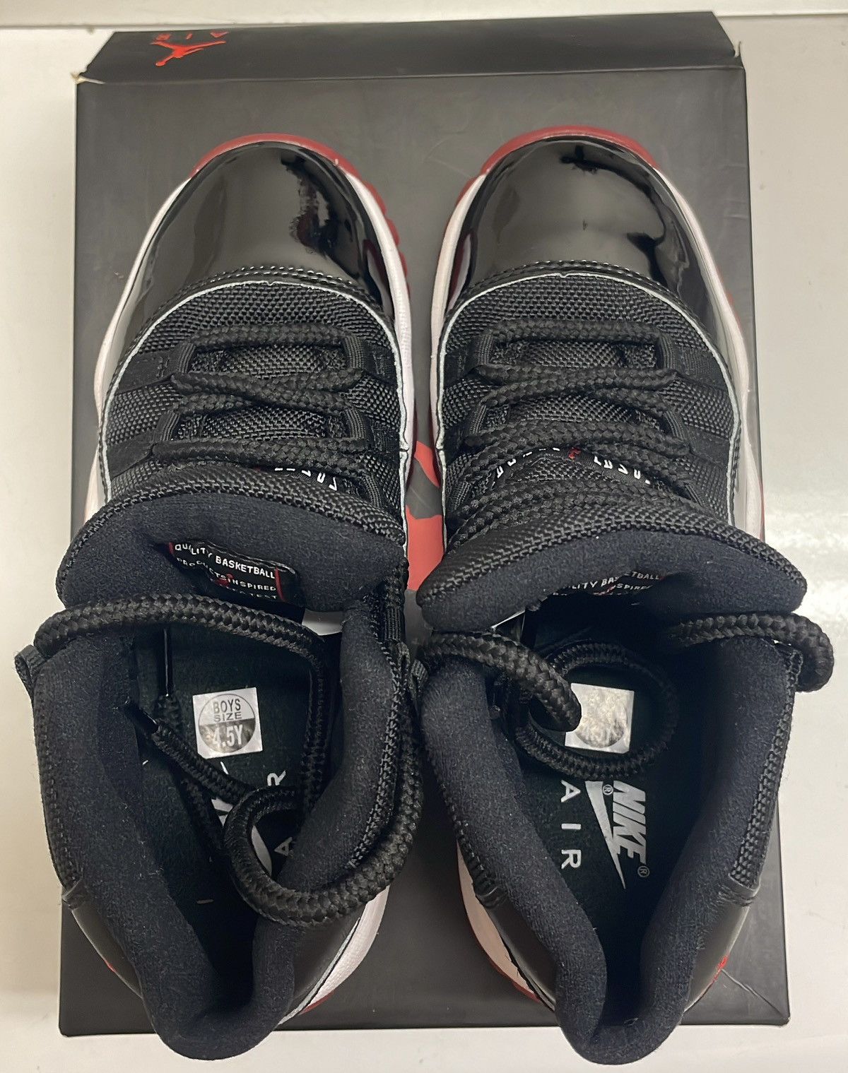 Jordan Brand Air Jordan 11 Retro GS 'Bred' 2019 US Youth’s Size 4.5 Size US 4.5 / IT 34.5 - 5 Thumbnail