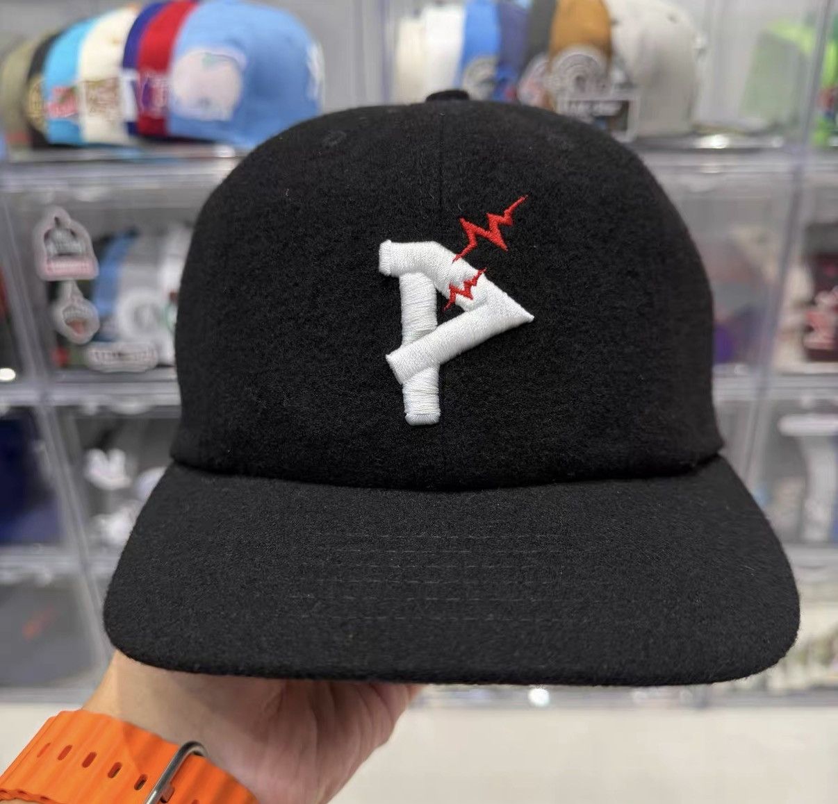 New Era New Era × HAHHF Wool Blend Flat Brim Baseball Cap J32 Size ONE SIZE - 1 Thumbnail