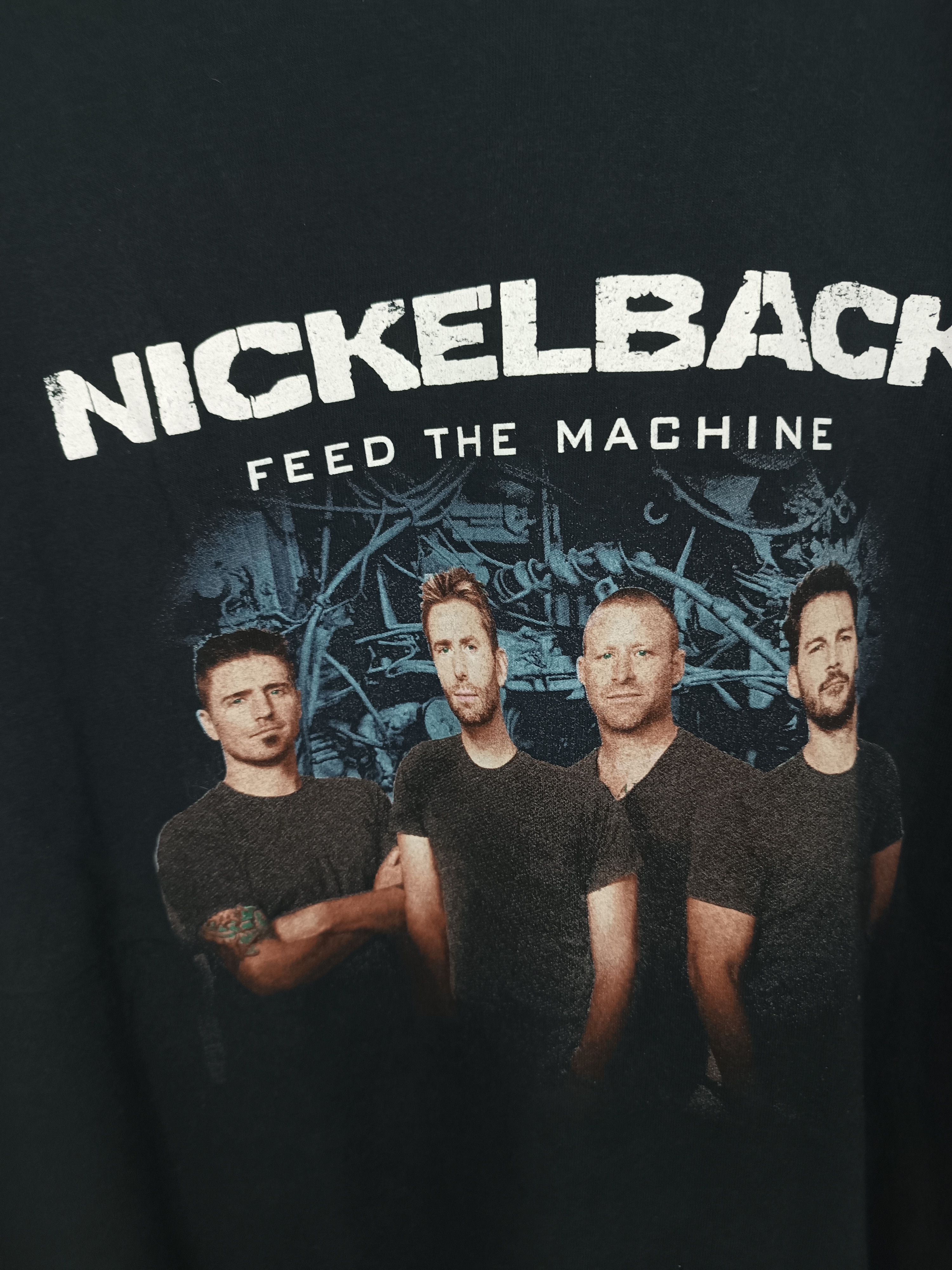 Band Tees VINTAGE 2019 NICKELBACK FEED THE MACHINE TOUR TEE Size US XL / EU 56 / 4 - 8 Thumbnail
