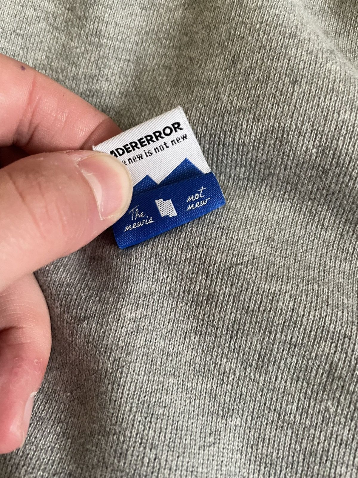 Ader Error Converse Ader Error Hoodie Grey Unisex Size M Oversized Size US M / EU 48-50 / 2 - 8 Thumbnail