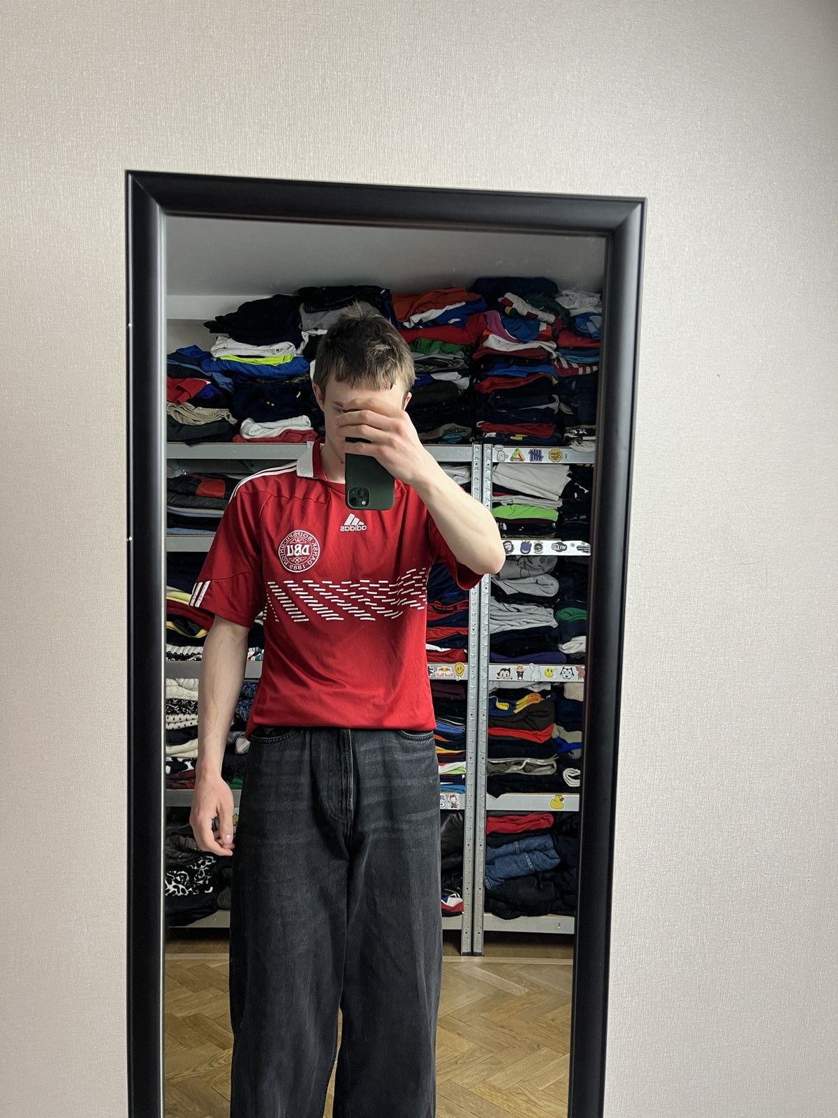 Adidas × Vintage Adidas Denmark 2009/10 Dansk Soccer Jersey Football Shirt Size US M / EU 48-50 / 2 - 2 Thumbnail