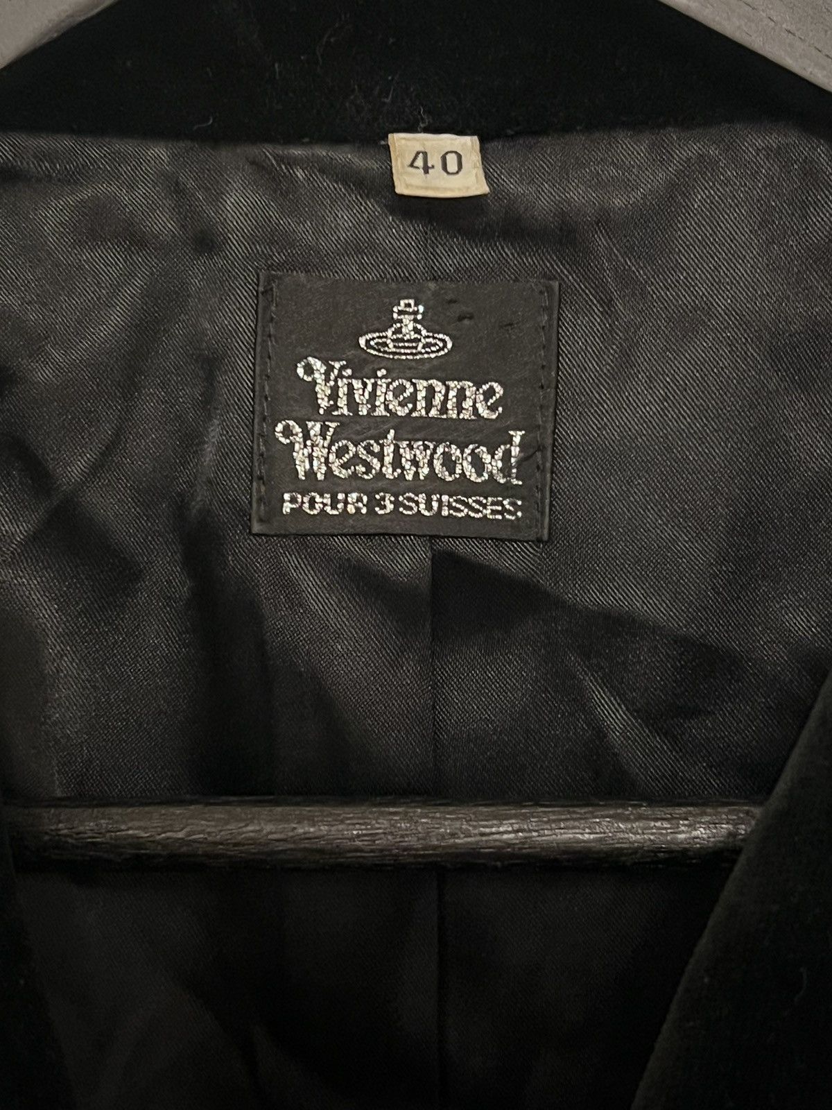 Vivienne Westwood rare vivienne westwood 1994 velvet blazer POUR 3 SUISSES Size M / US 6-8 / IT 42-44 - 2 Thumbnail