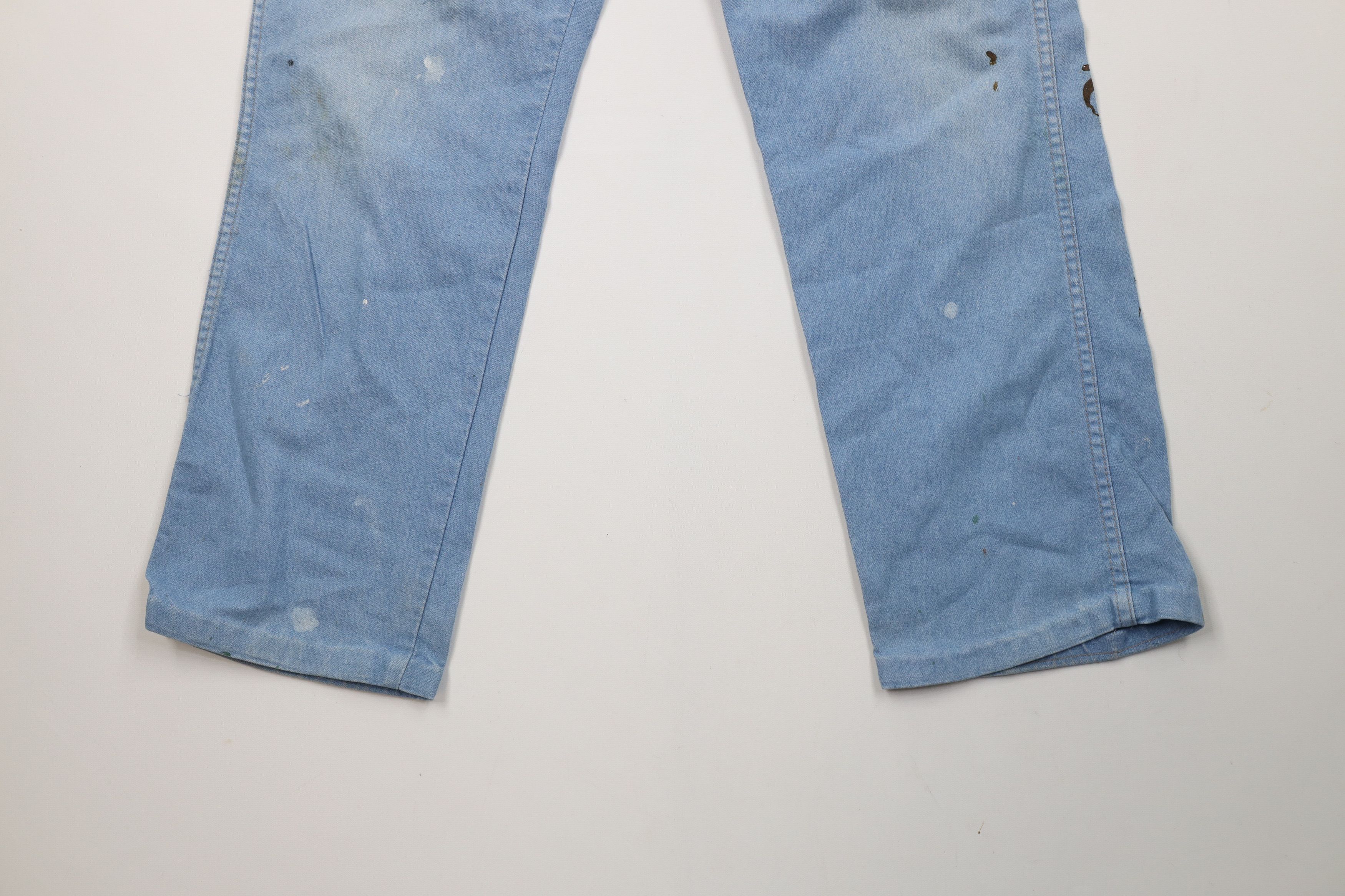 Vintage × Wrangler Vintage 70s 80s Wrangler Wide Leg Denim Jeans Cotton USA Size US 36 / EU 52 - 4 Thumbnail