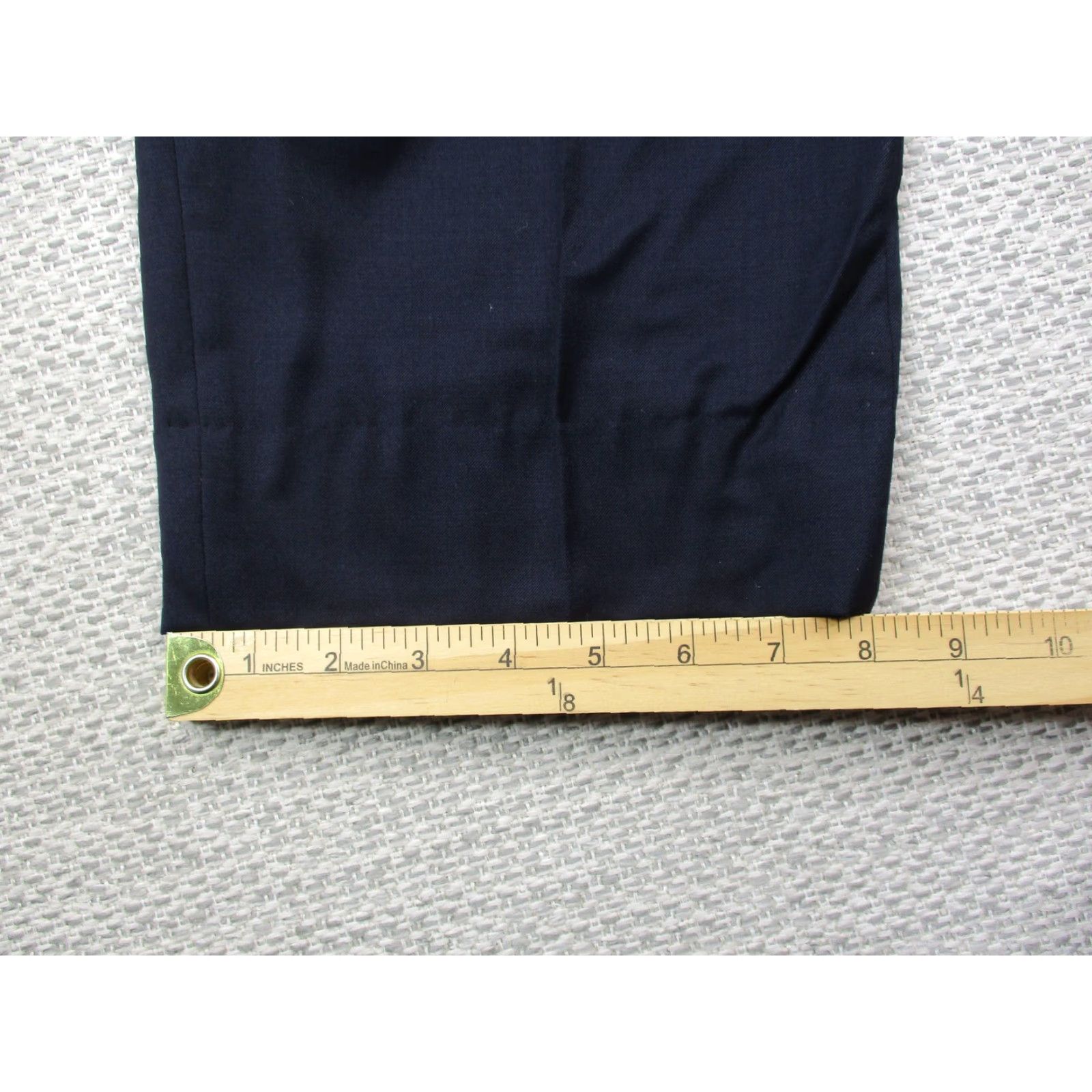 Ralph Lauren Lauren Ralph Lauren Pants Mens 38x30 Navy Blue Wool Pleated Dress Classic Fit Size US 38 / EU 54 - 7 Thumbnail