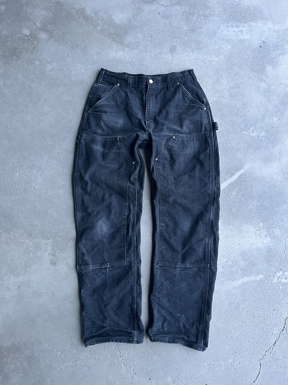 Faded Carhartt Double Knee | Grailed