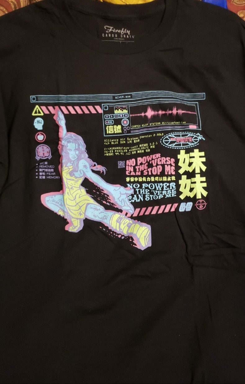 Other EXCLUSIVE SHIRT RIVER TAM FIREFLY SERENITY CARGO CRATE 3XL Size US XXL / EU 58 / 5 - 6 Thumbnail