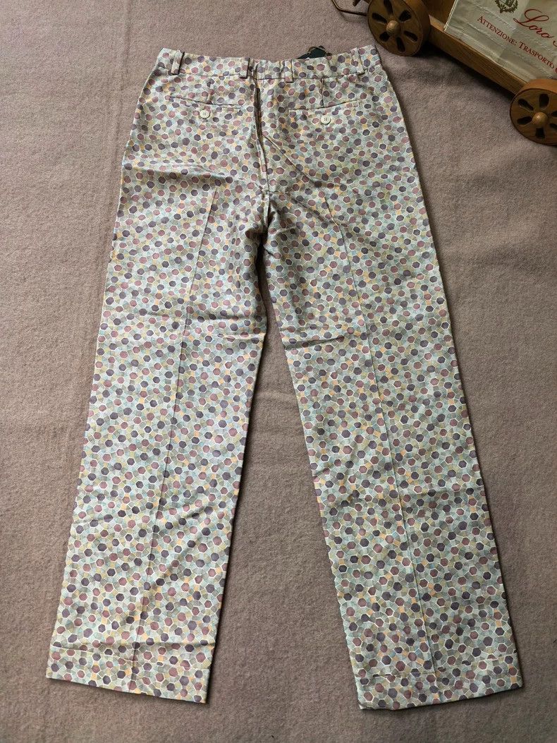 Loro Piana LORO PIANA sizeXS Silk printed casual trousers Size 26" / US 2 / IT 38 - 2 Thumbnail