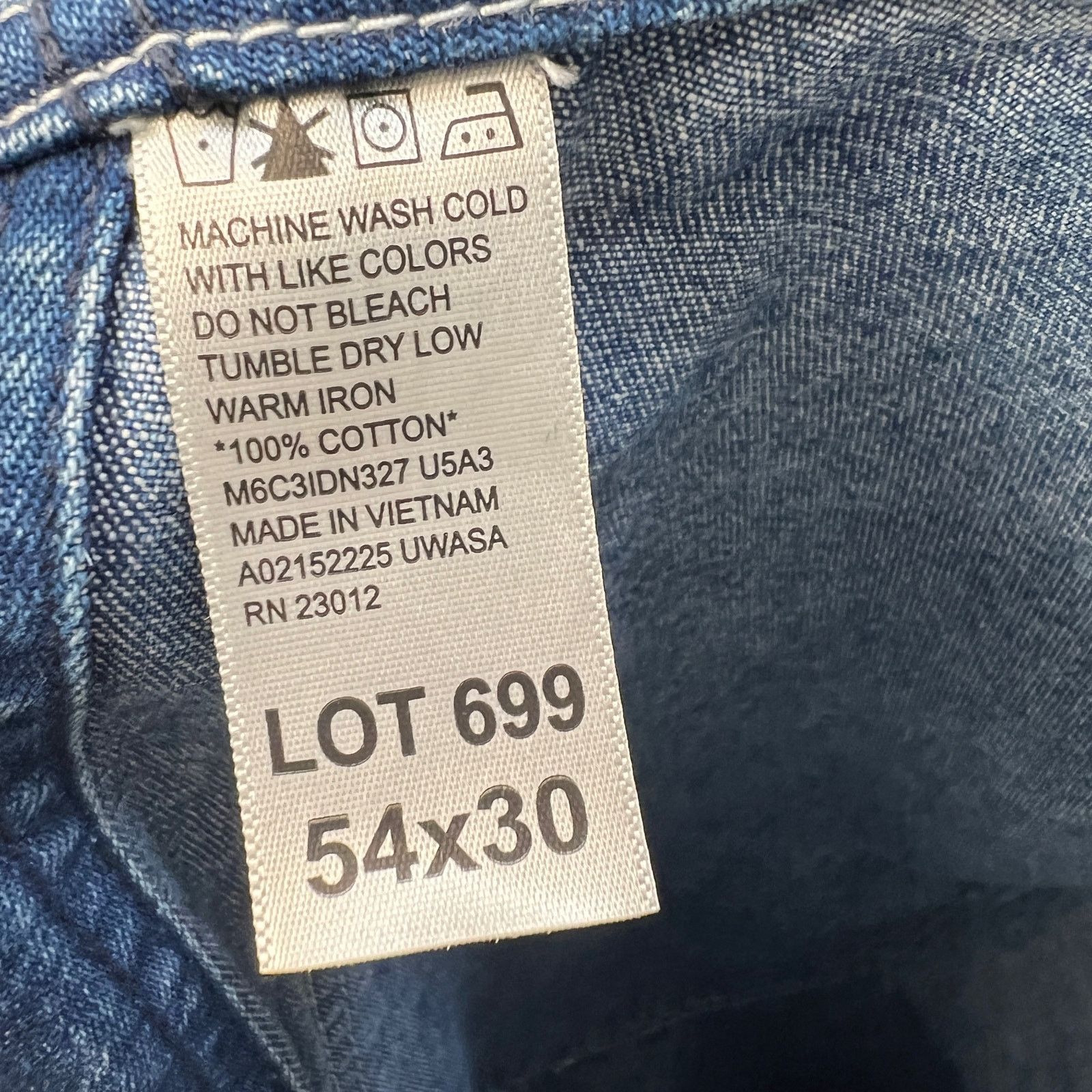 Other Round House Denim Overalls Blue Jeans Lot 699 Size US 44 / EU 60 - 4 Thumbnail
