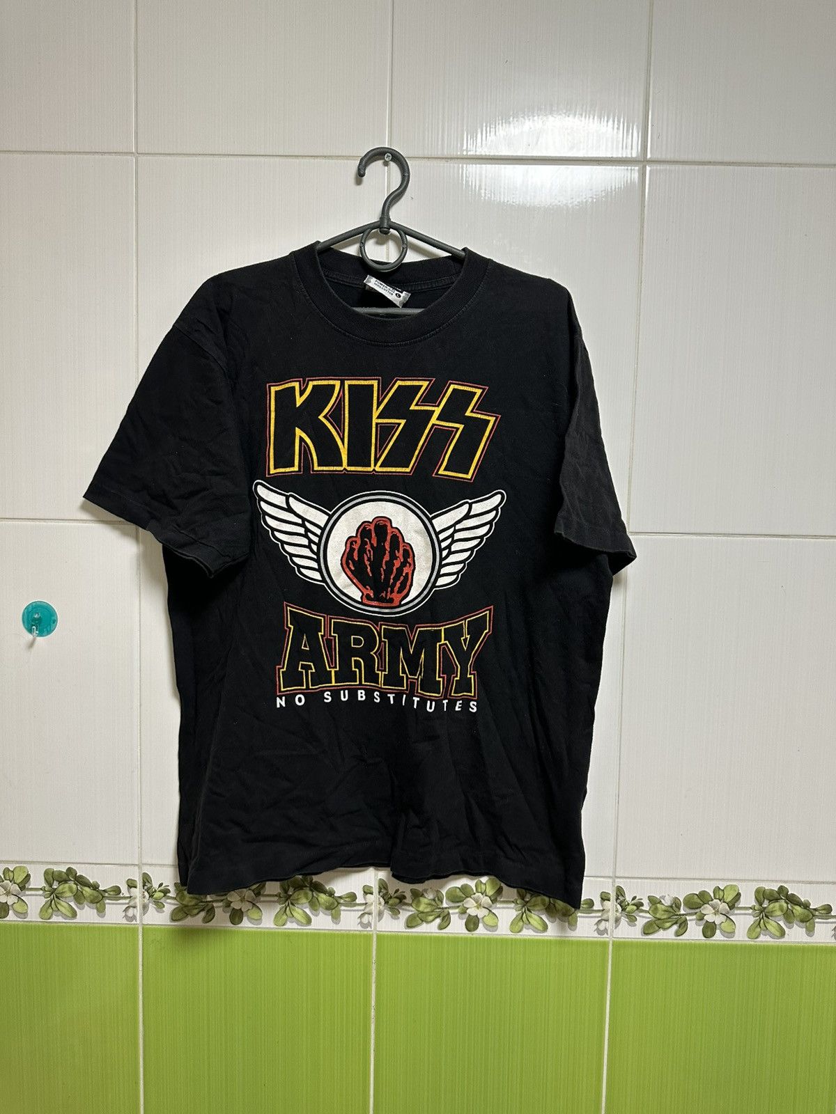 KISS × Vintage Vintage KISS 1996 DESTROYER Single Stitch t shirt Size US L / EU 52-54 / 3 - 1 Thumbnail
