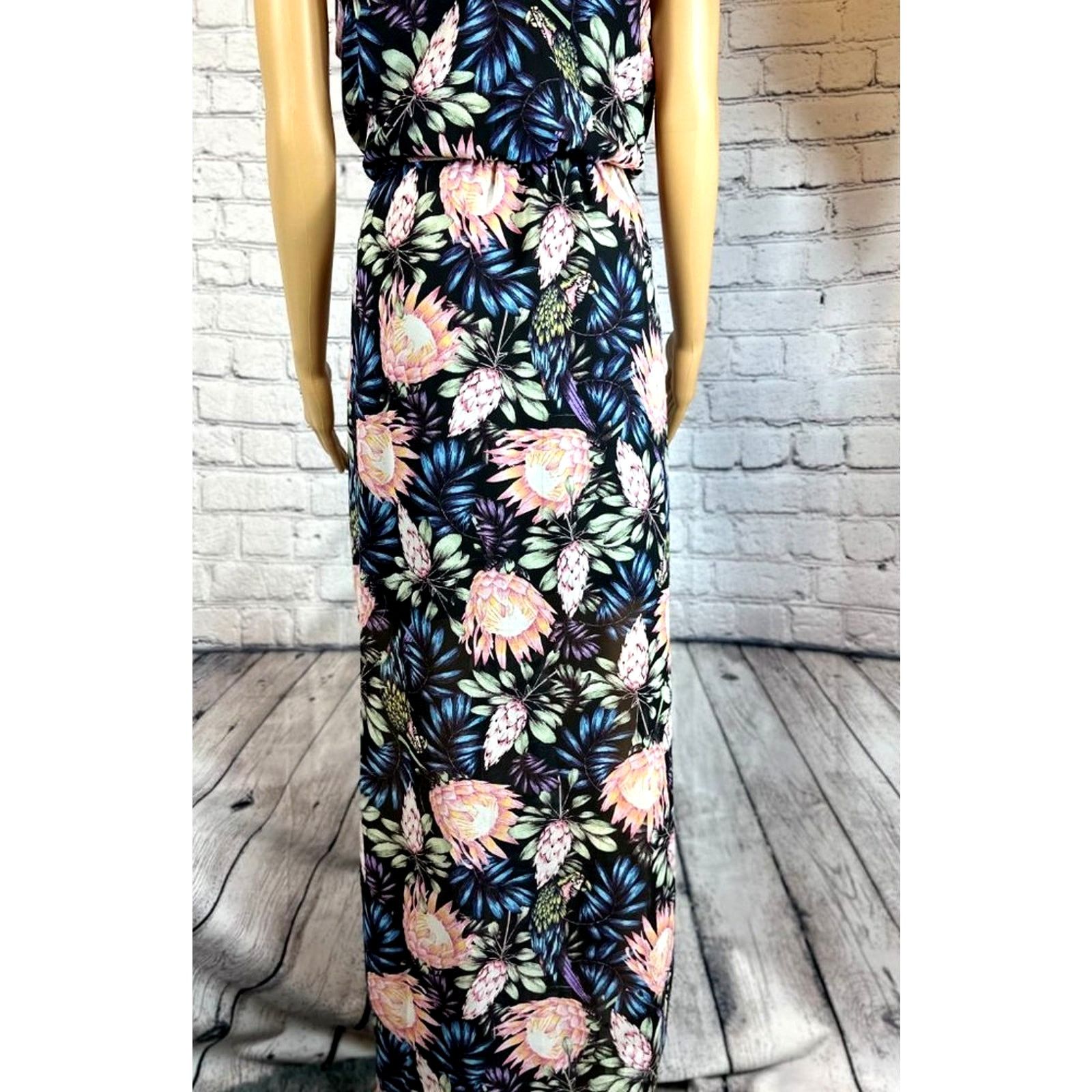 H&M H & M Divided Floral Maxi Dress - 12 Size XL / US 12-14 / IT 48-50 - 13 Thumbnail