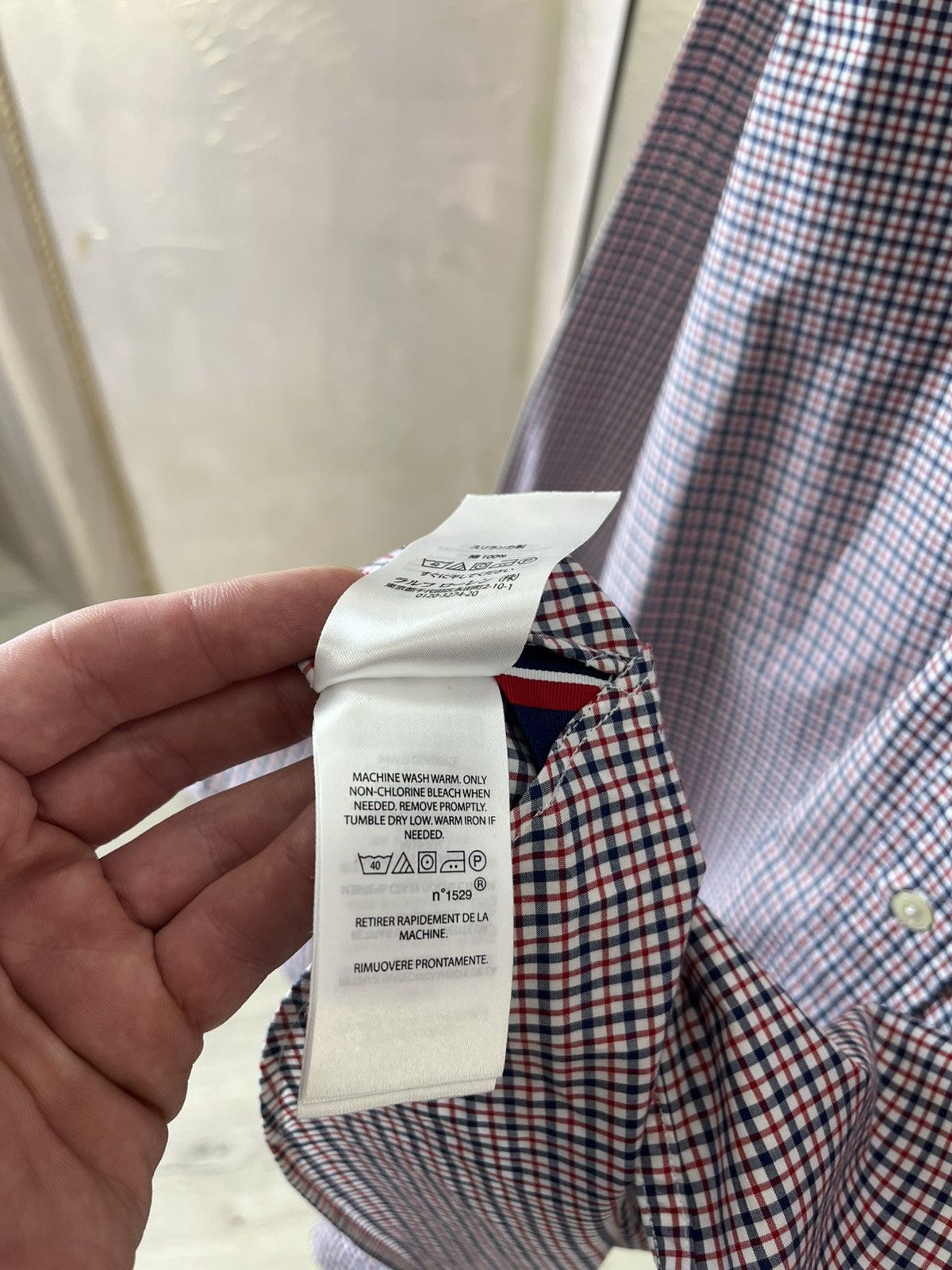 Polo Ralph Lauren Polo Ralph Lauren Slim Fit Premium Cotton Stretch CheckShirt Size US L / EU 52-54 / 3 - 11 Thumbnail