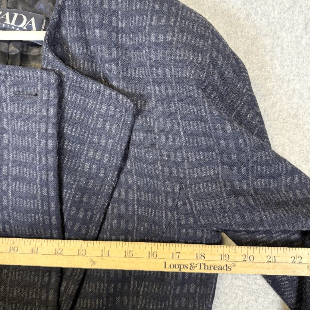 Escada VINTAGE Escada Margaretha Ley Jacket Black 100% Wool Button Front Women M Patterned Size M / US 6-8 / IT 42-44 - 5 Thumbnail