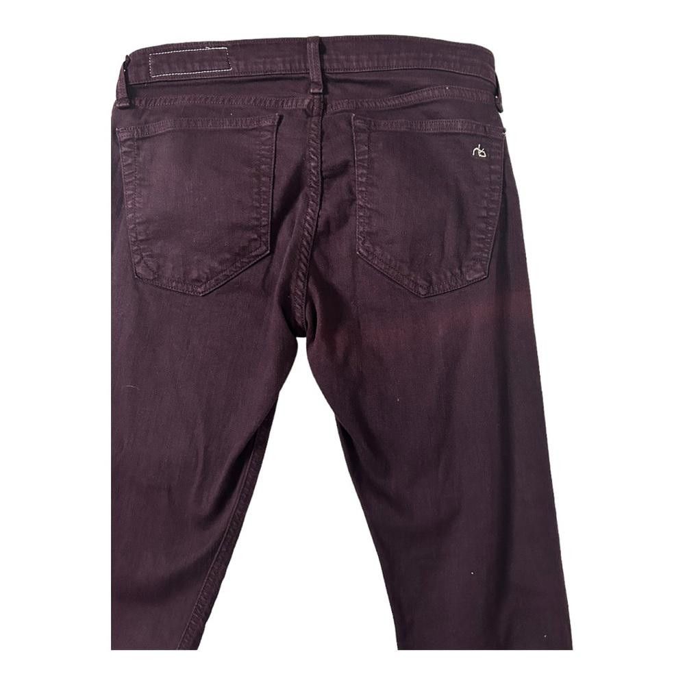 Rag & Bone rag & bone l The Dre Wine Skinny Jeans Size 26 Size 26" / US 2 / IT 38 - 11 Thumbnail