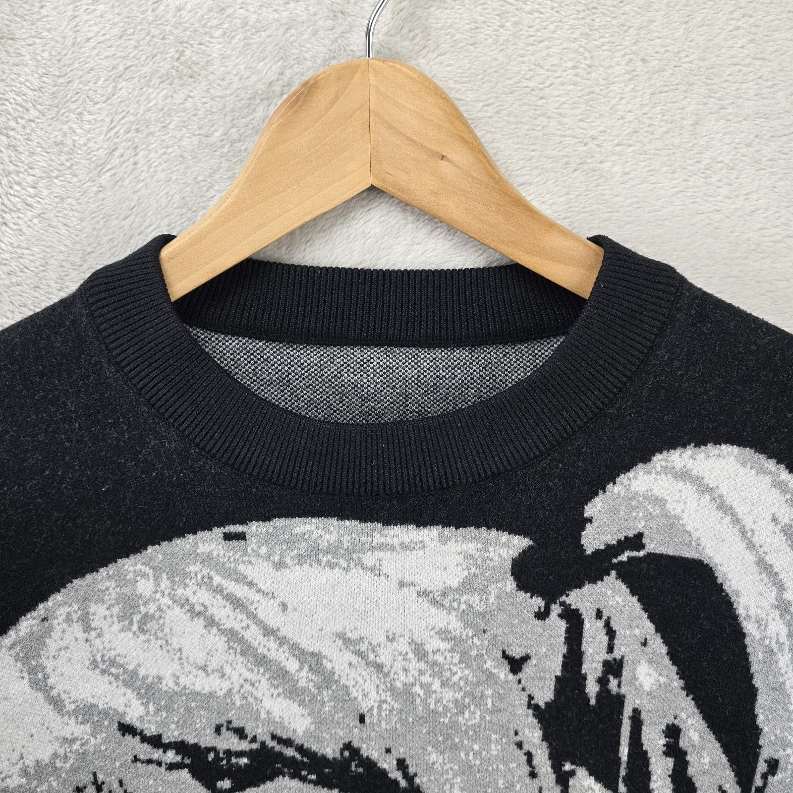 Other Black Air Global Sweater Medium Death Note Misa L Anime AOP Size US M / EU 48-50 / 2 - 5 Thumbnail