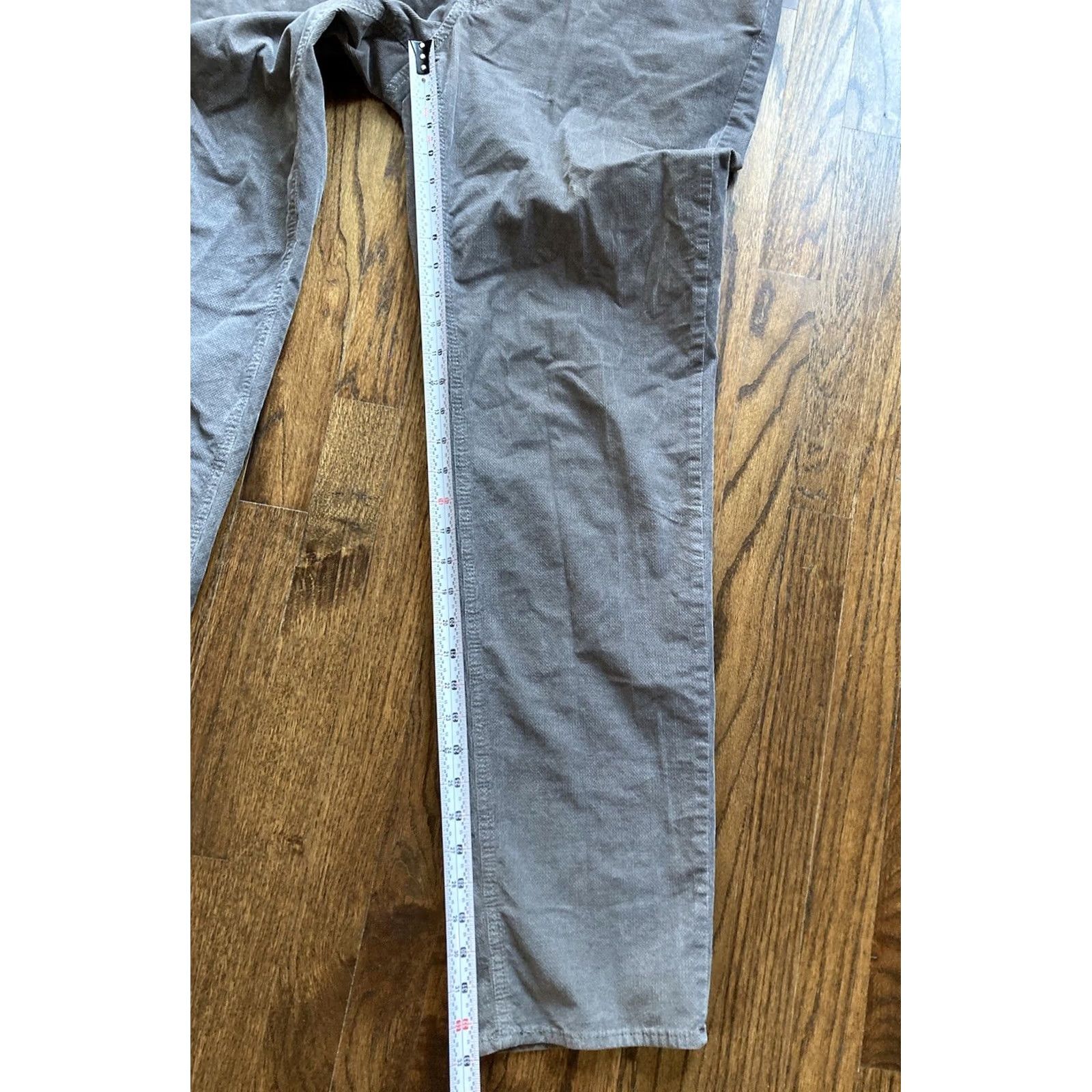 BRAX BRAX Mens Pants Gray Stretch Regular Fit Size 38x34 Chino Fancy Business Casual Travel Size US 38 / EU 54 - 4 Thumbnail