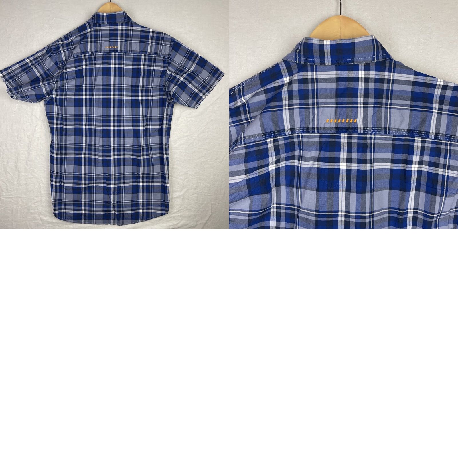 Ariat Ariat Rebar Shirt Mens Small Blue Plaid Durastretch Button Down Work Wear Pocket Size US S / EU 44-46 / 1 - 9 Thumbnail