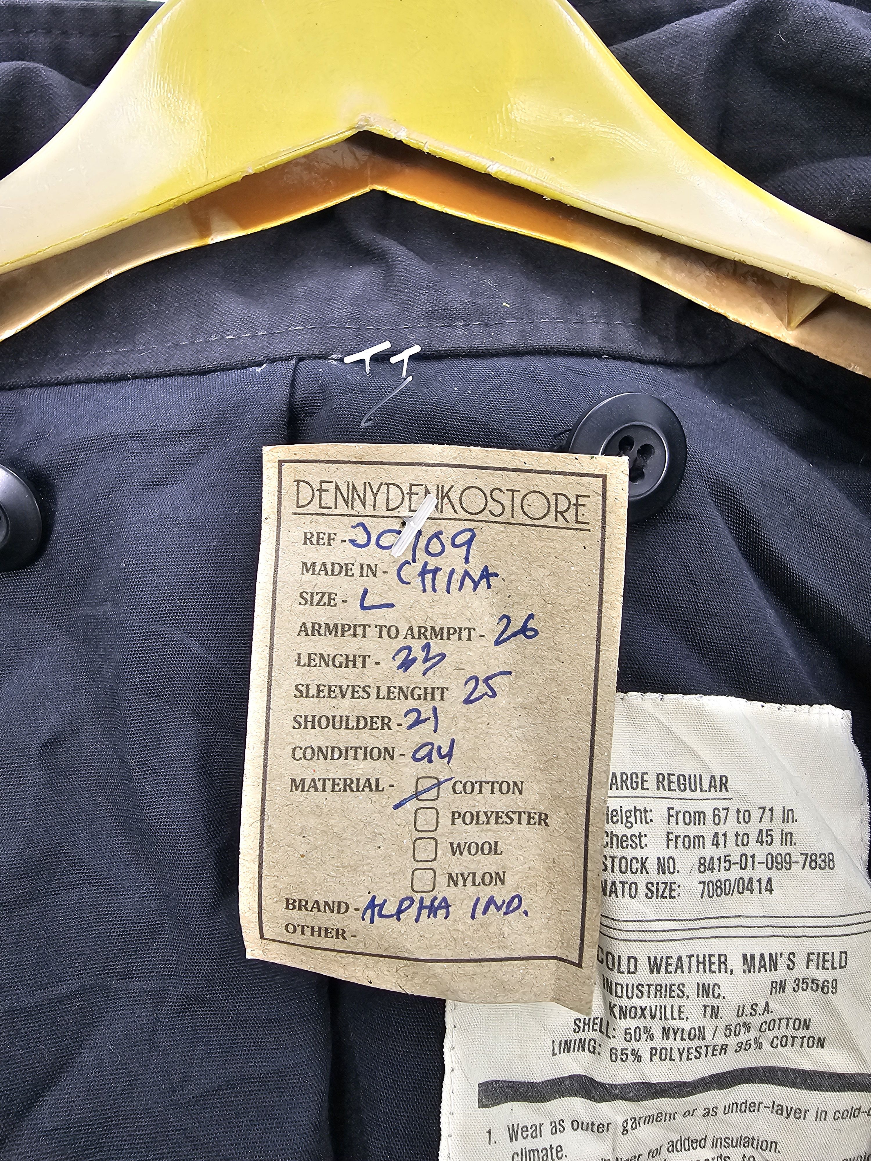 Alpha Industries ALPHA INDUSTRIES Multi Pocket Military Parka Jacket J0109 Size US L / EU 52-54 / 3 - 16 Thumbnail