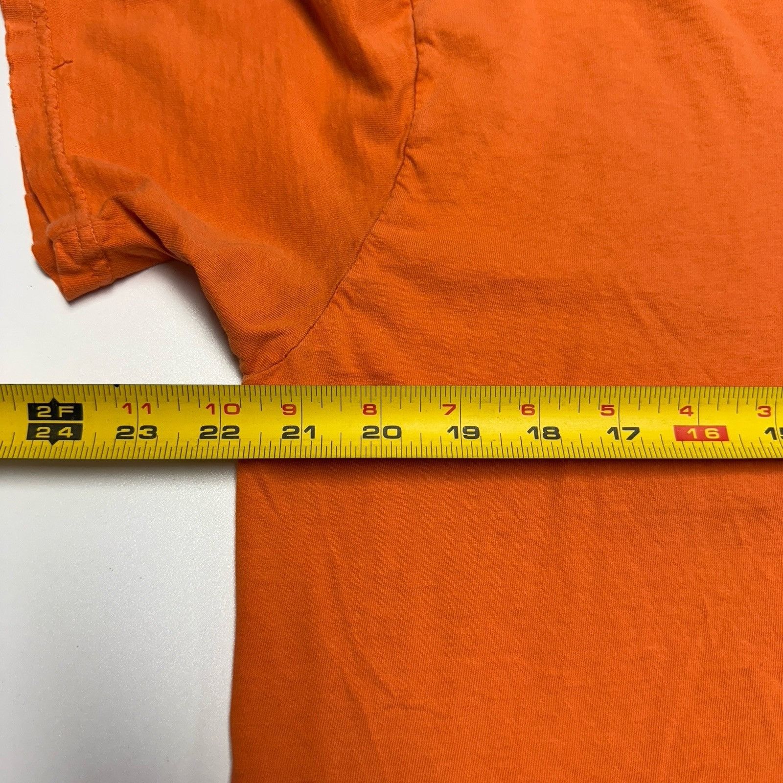 Polo Ralph Lauren Vintage Polo Ralph Lauren T Shirt Mens M 21.5x26.5 Orange Ti Size US M / EU 48-50 / 2 - 9 Thumbnail