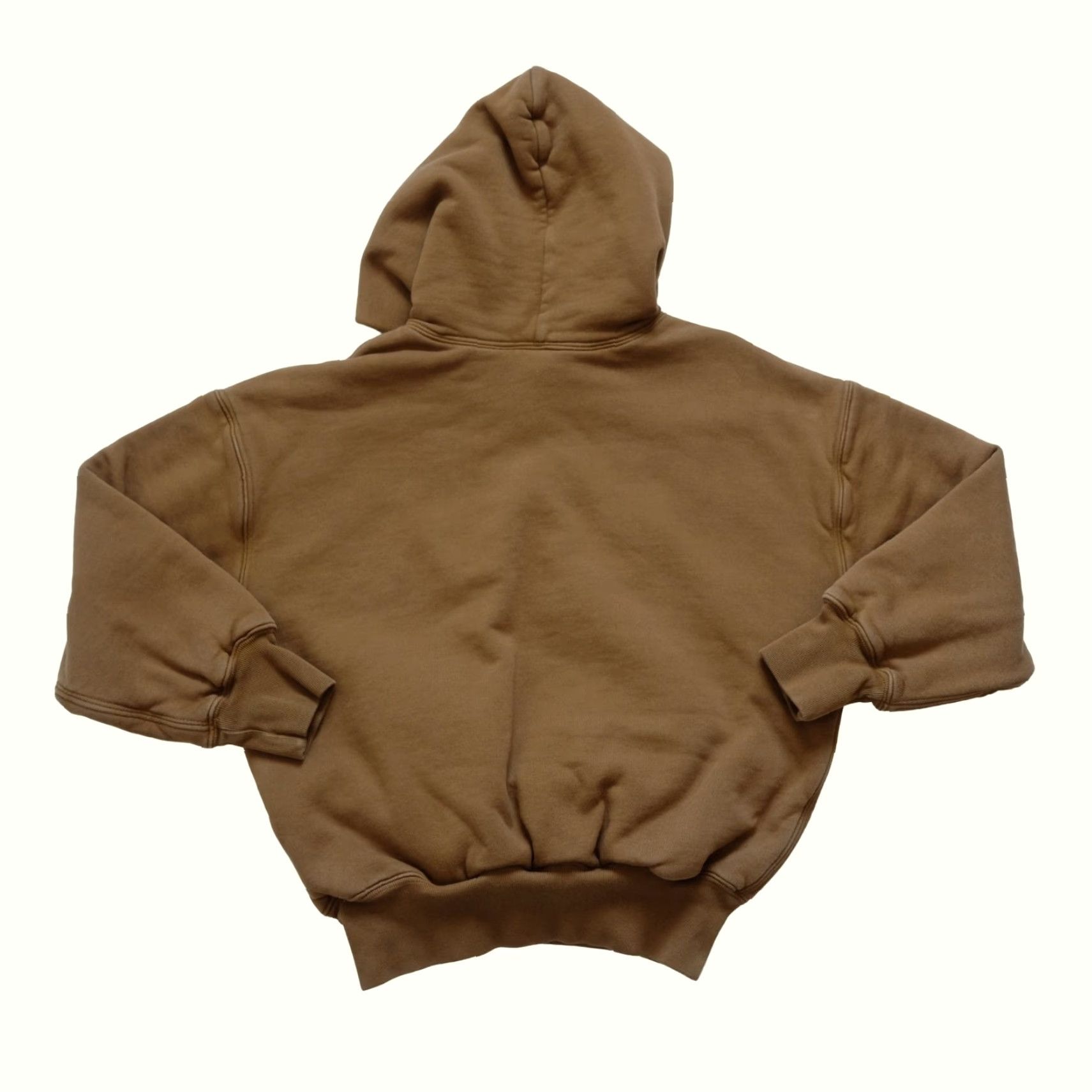 Gap VINTAGE GAP YZY BROWN Y2K VTG BLANK YE KANYE WEST DOUBLE LAYER BROWN HOODIE SWEAT 2021 SZ M Size US M / EU 48-50 / 2 - 3 Thumbnail