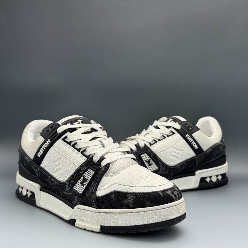 Louis Vuitton Louis Vuitton Panda Print Low Top Fashion Sneakers -2508 Size US 8 / EU 41 - 6 Thumbnail