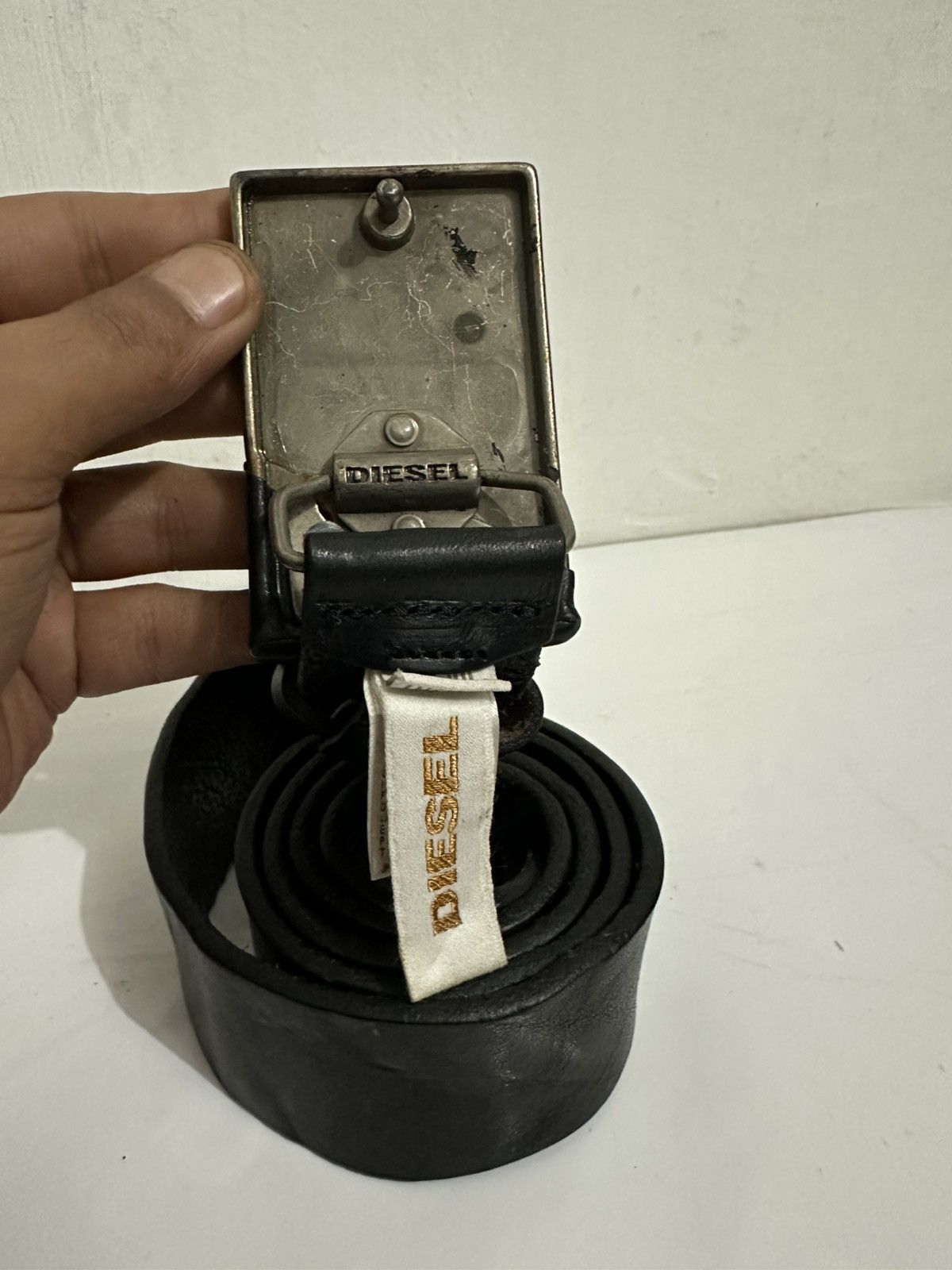 Diesel × Genuine Leather Diesel Leather Belt Size ONE SIZE - 2 Thumbnail