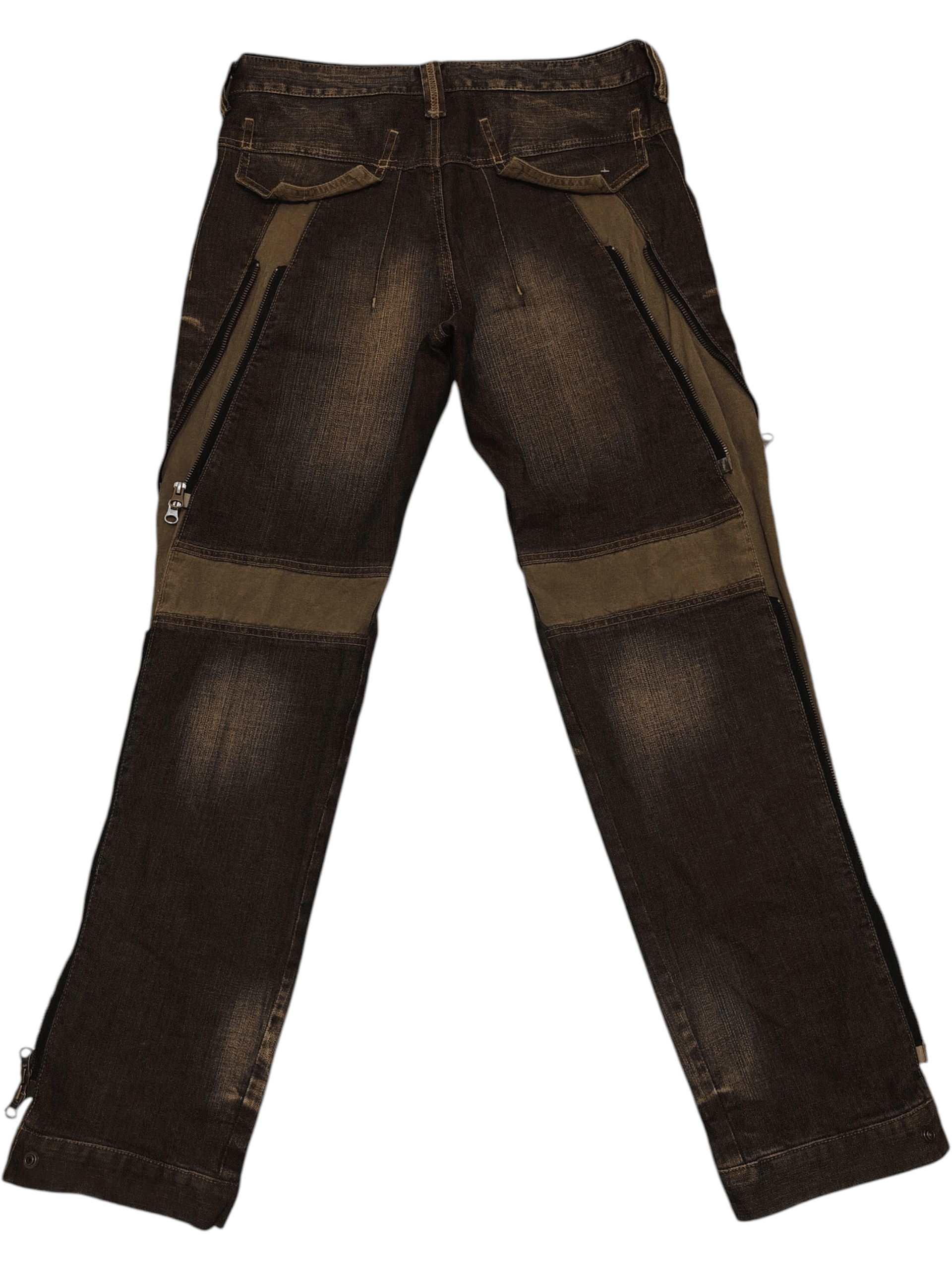 PPFM Japanese PPFM multi zipper bondage tactical jeans Size US 32 / EU 48 - 2 Thumbnail