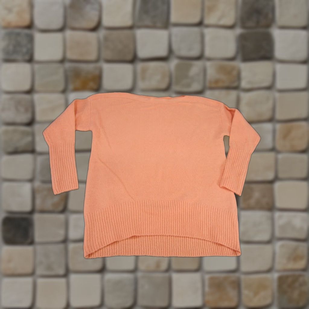 Anthropologie VINTAGE Anthropologie Sweater Womens XS Pink Knit Boat Neck Pullover Size XS / US 0-2 / IT 36-38 - 1 Preview