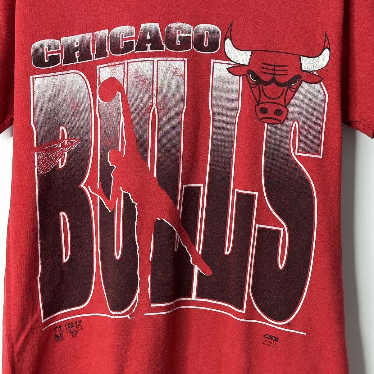 NBA Made in USA Vintage Chicago Bulls NBA Official Size US M / EU 48-50 / 2 - 2 Thumbnail