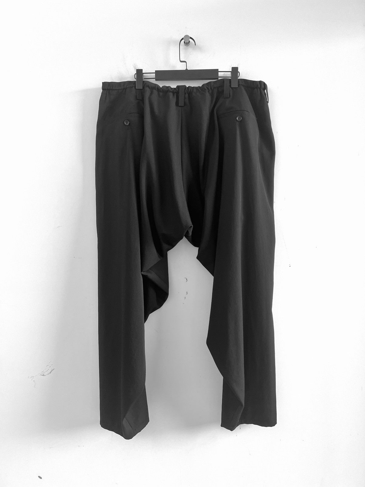 Yohji Yamamoto Yohji Yamamoto Pour Homme - W/Gabardine Drape Pants Size US 30 / EU 46 - 13 Thumbnail